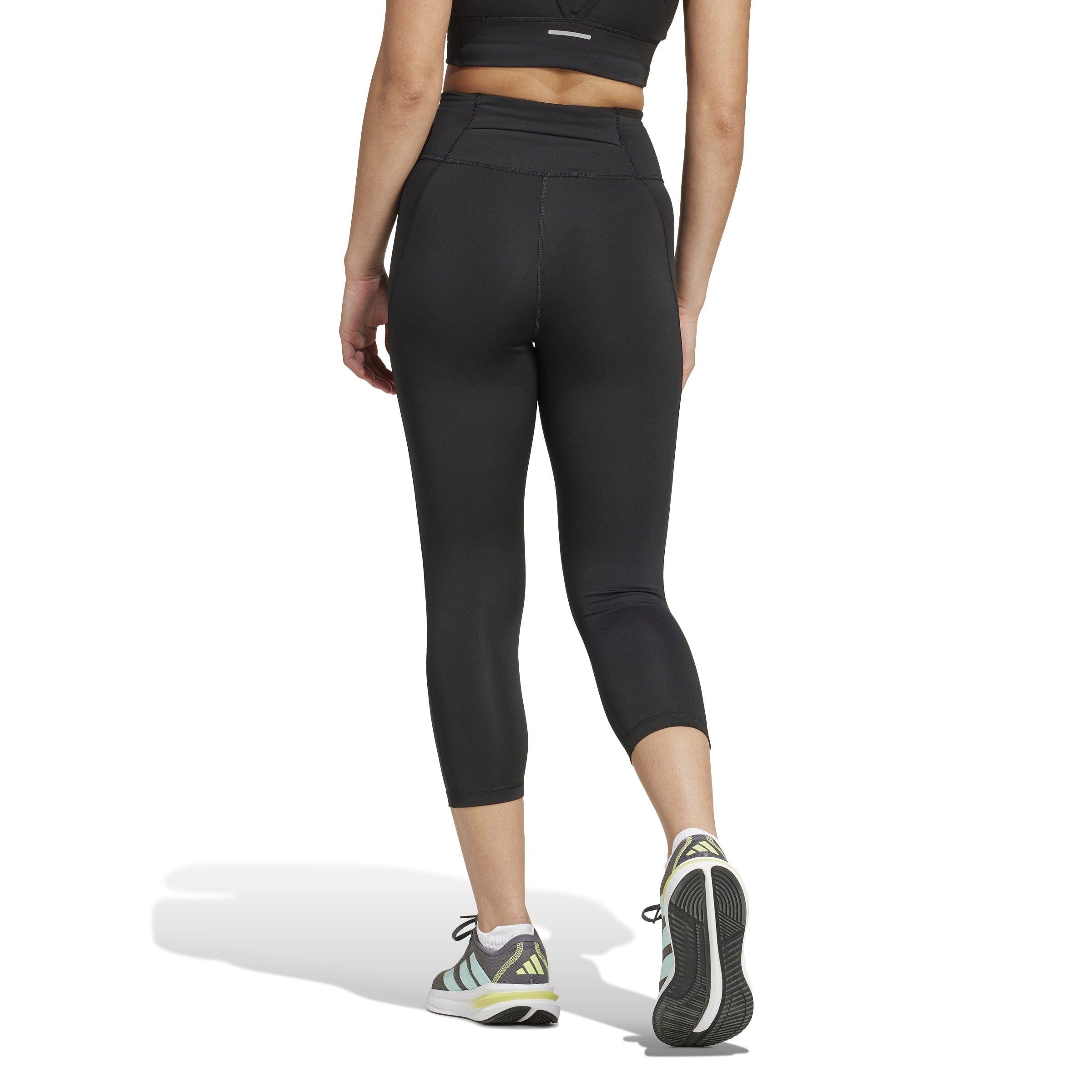 Black - adidas - Women's Own The Run Capri - 3