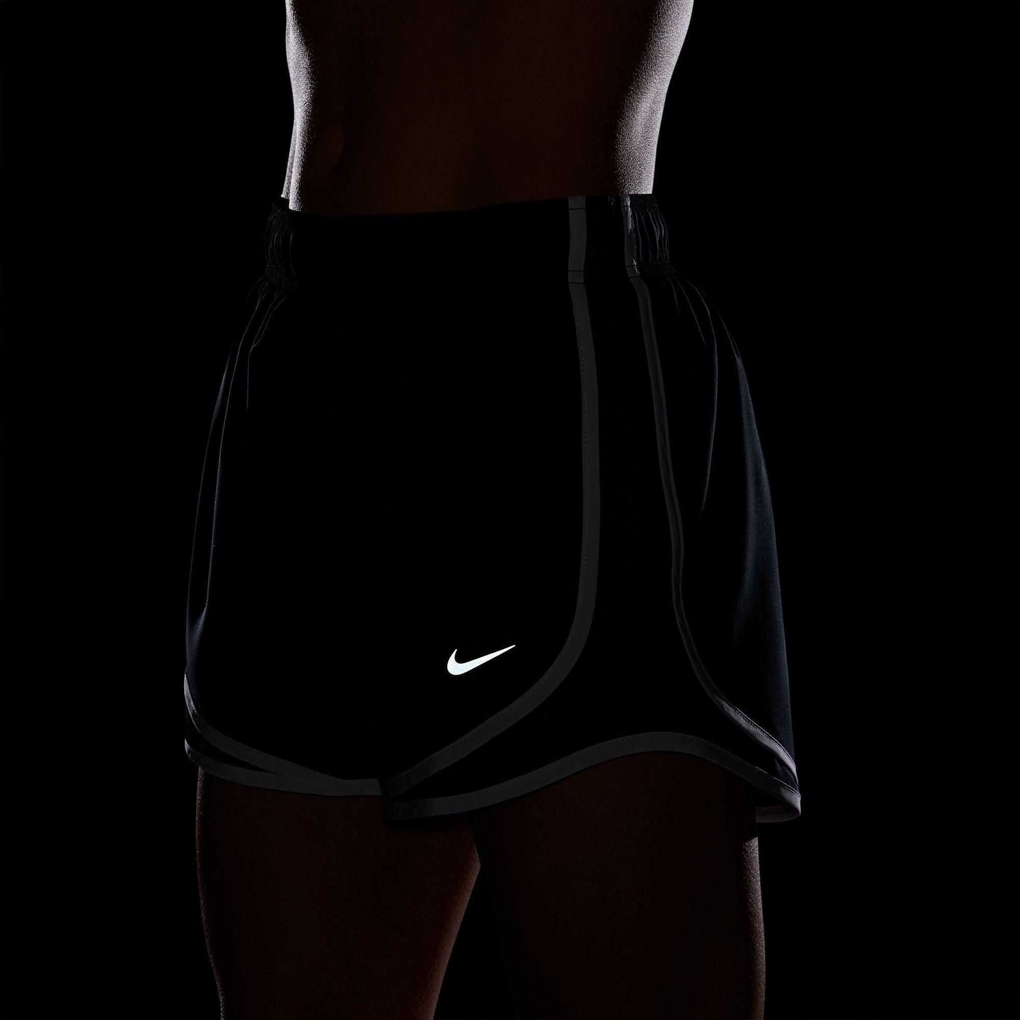 Blk/Wht/R.Silv - Nike - Nike Tempo Womens Dri-FIT Mid-Rise Brief-Lined Running Shorts - 7