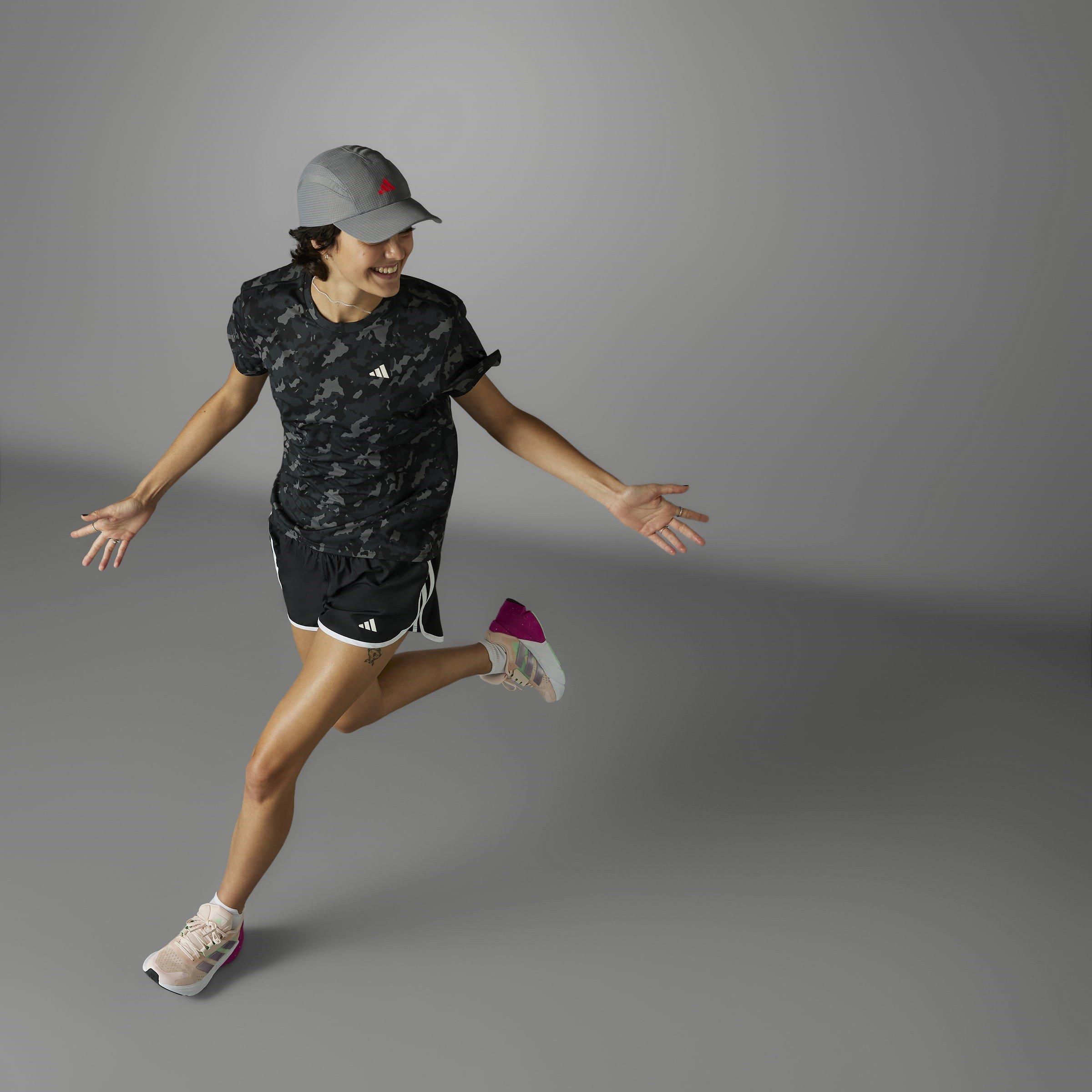 Black/White - adidas - Marathon 20 Womens Performance Shorts - 11