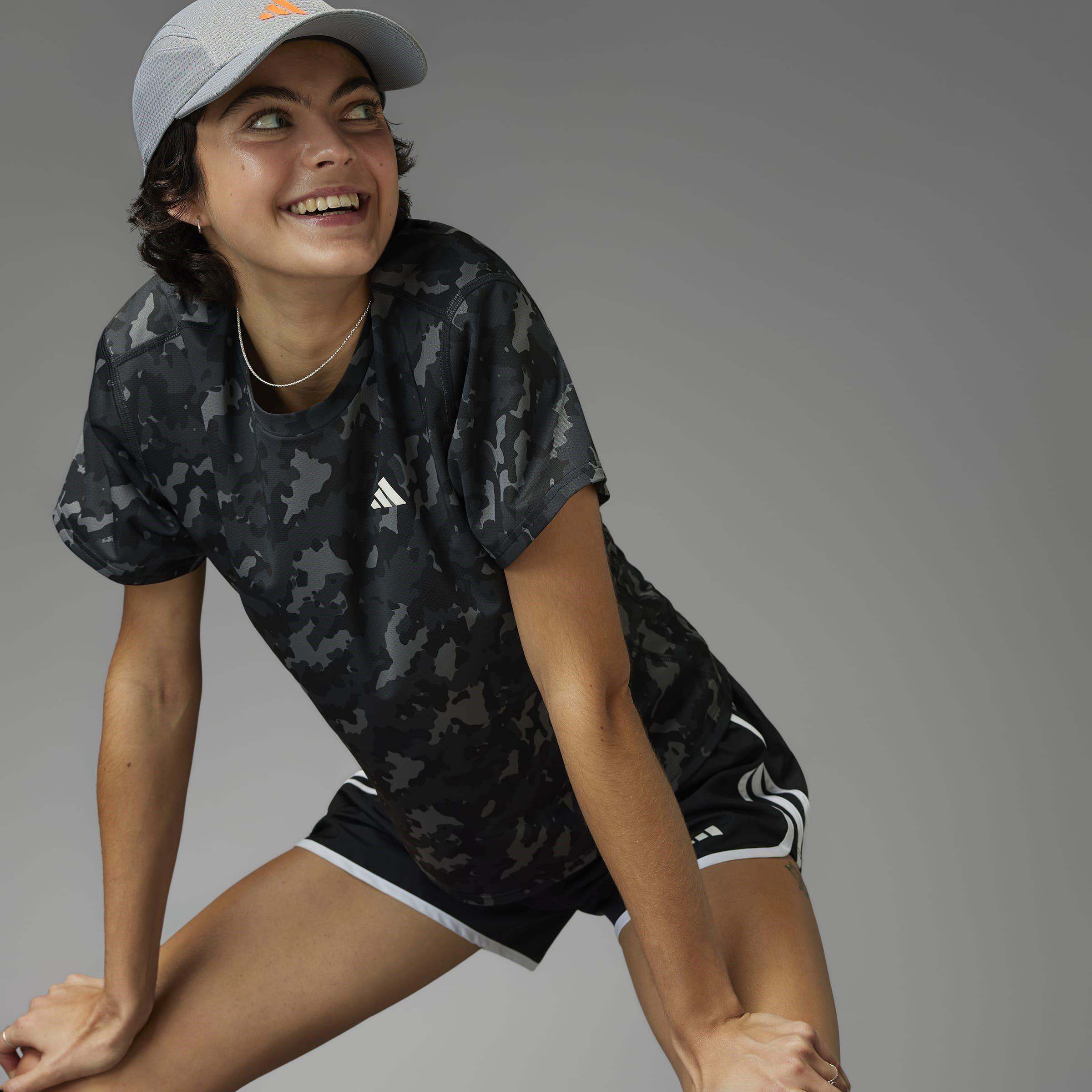 Black/White - adidas - Marathon 20 Womens Performance Shorts - 16