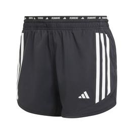 adidas Own The Run 3-Stripes Womens Performance Shorts