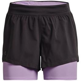 Under Armour UA Iso-Chill 2in1 side-zip running Shorts