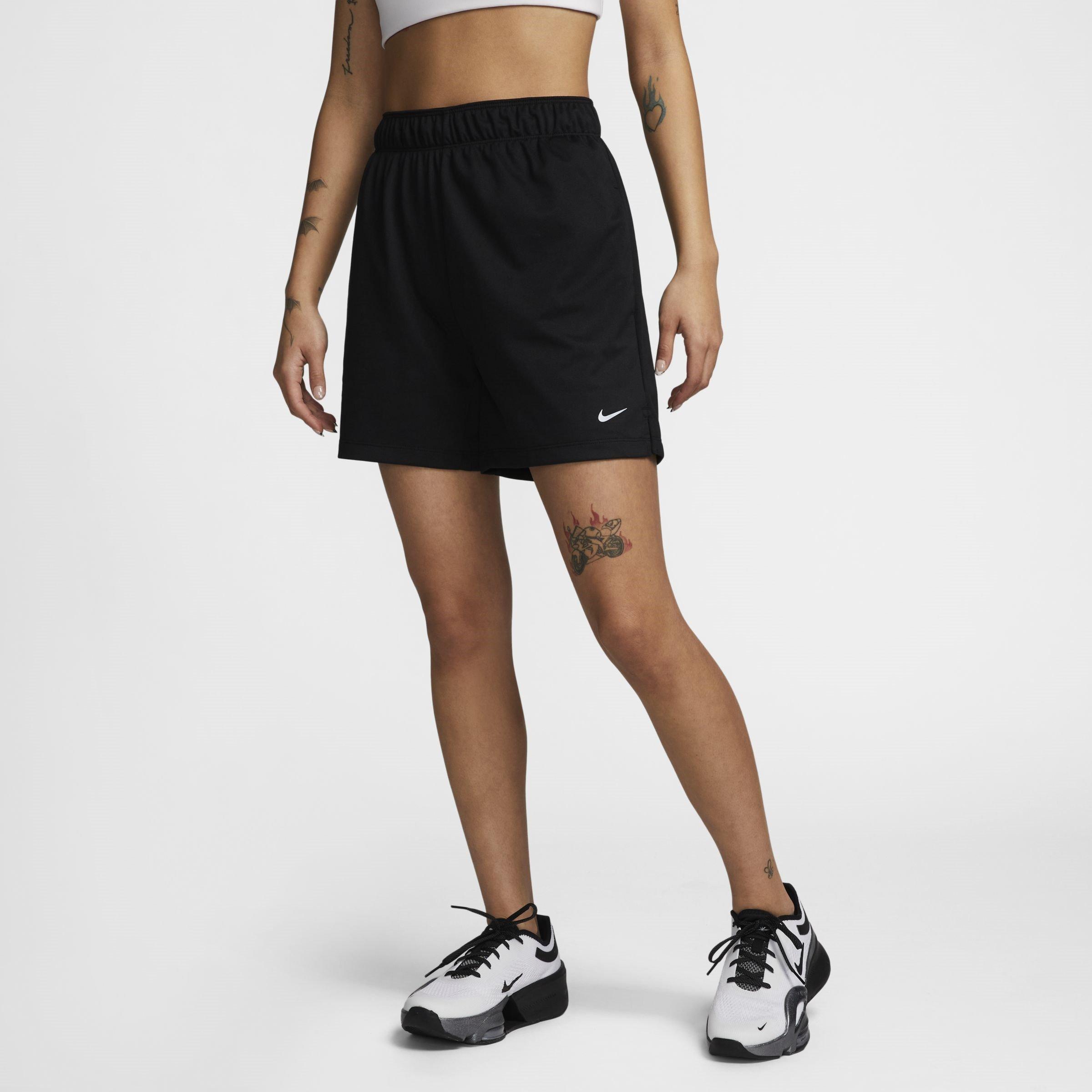 Blk/Wht/R.Silv - Nike - Nike Dri FIT Attack Womens Mid Rise Shorts - 3