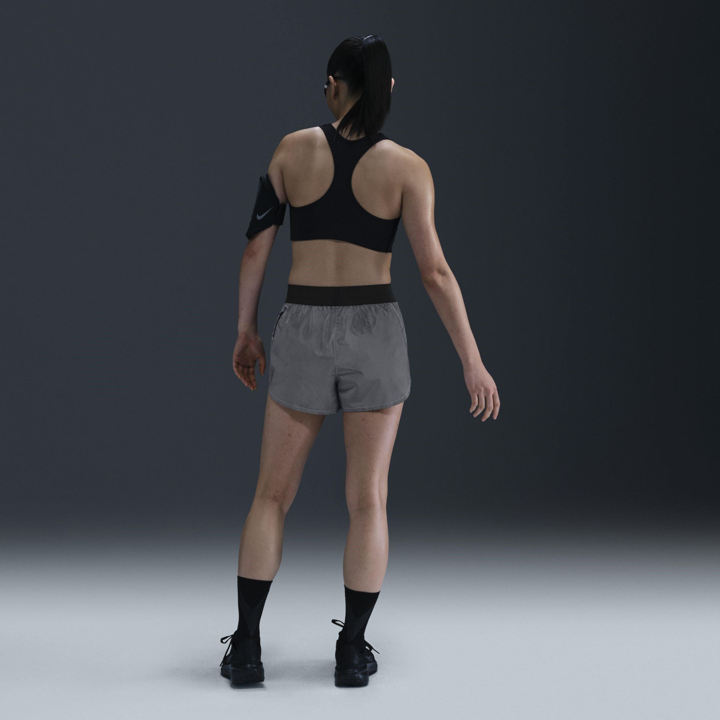 Blk/Ref.Silver - Nike - Running Division Womens Running Shorts - 3