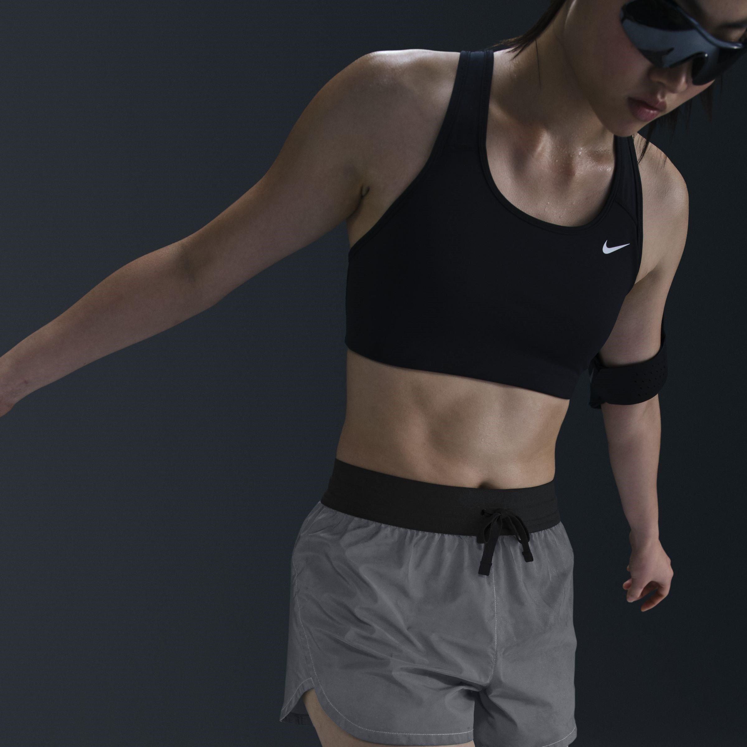 Blk/Ref.Silver - Nike - Running Division Womens Running Shorts - 4