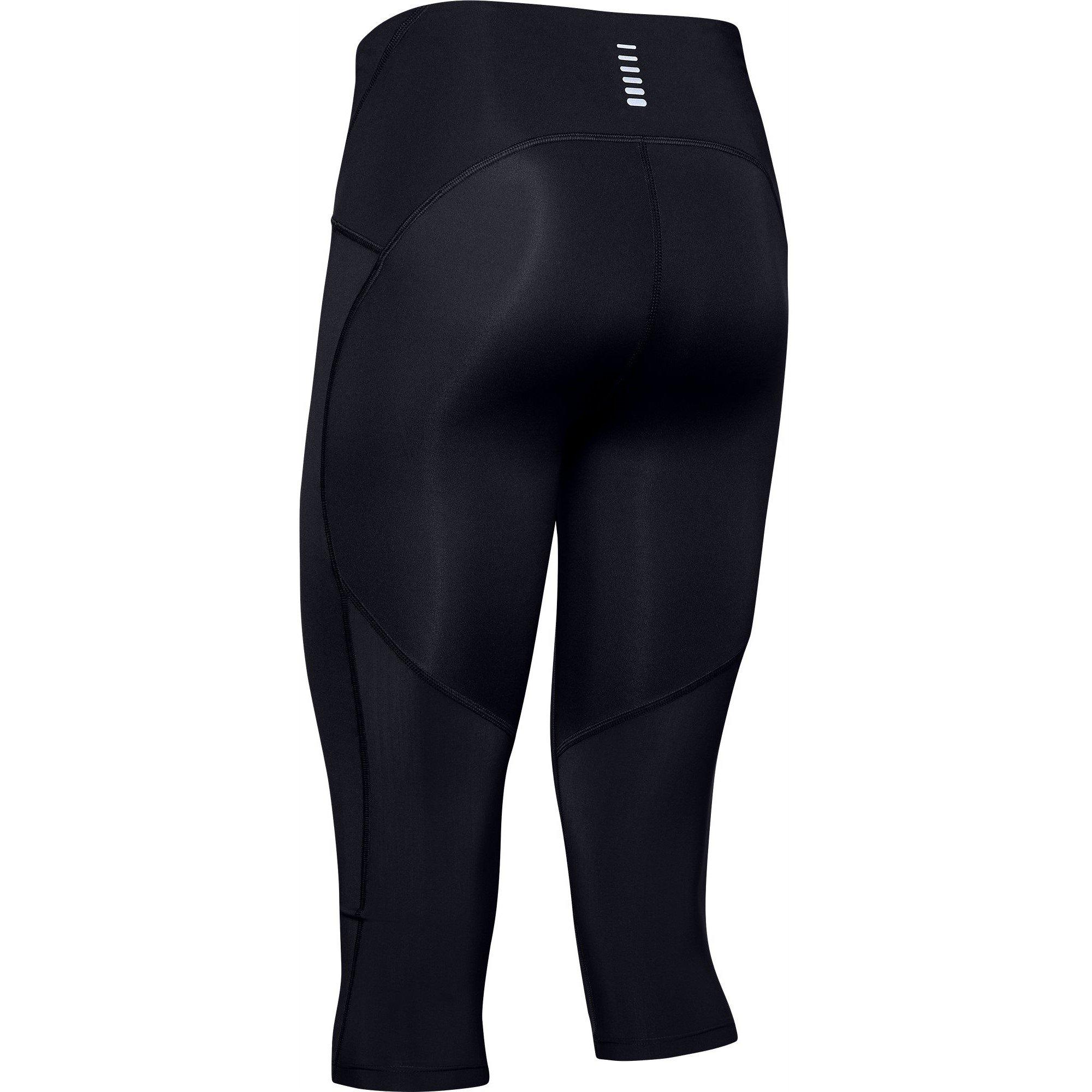 Black - Under Armour - Fly Fast Speed Capri Leggings Ladies - 2