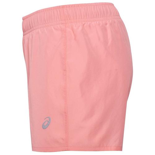 Frosted Rose - Asics - Silver 4 Inch Womens Performance Shorts - 2