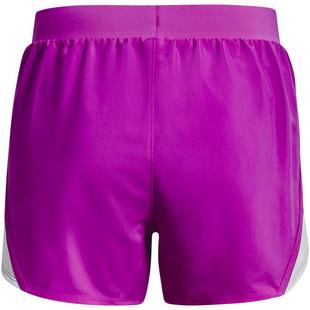 Strobe/White - Under Armour - Fly By 2.0 Womens Performance Shorts - 8