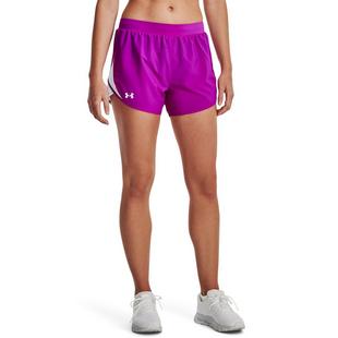 Strobe/White - Under Armour - Fly By 2.0 Womens Performance Shorts - 2