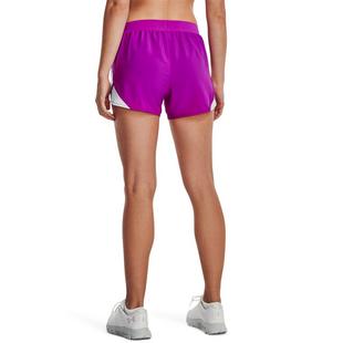 Strobe/White - Under Armour - Fly By 2.0 Womens Performance Shorts - 3