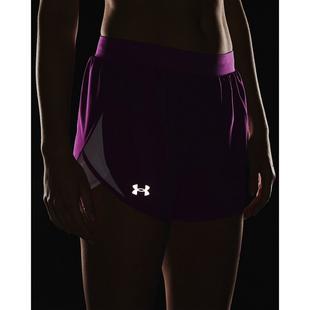 Strobe/White - Under Armour - Fly By 2.0 Womens Performance Shorts - 7