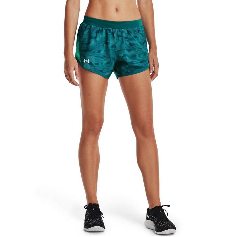 Vert - Under armour 1327793-002 - Under Fly By Shorts Ladies - 2
