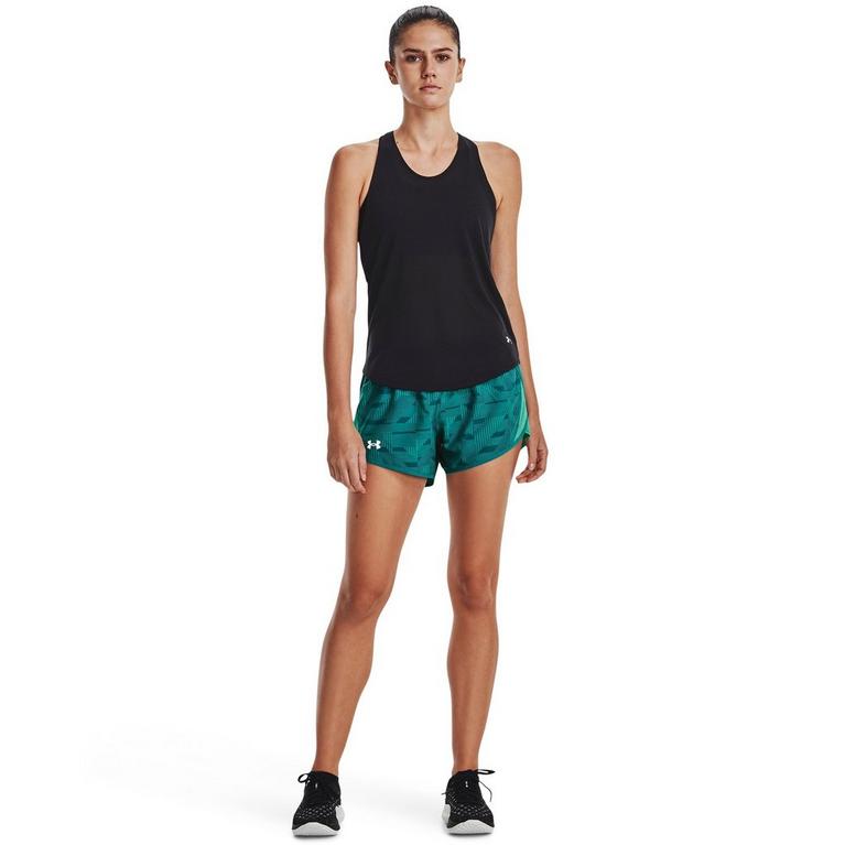 Vert - Under armour 1327793-002 - Under Fly By Shorts Ladies - 4