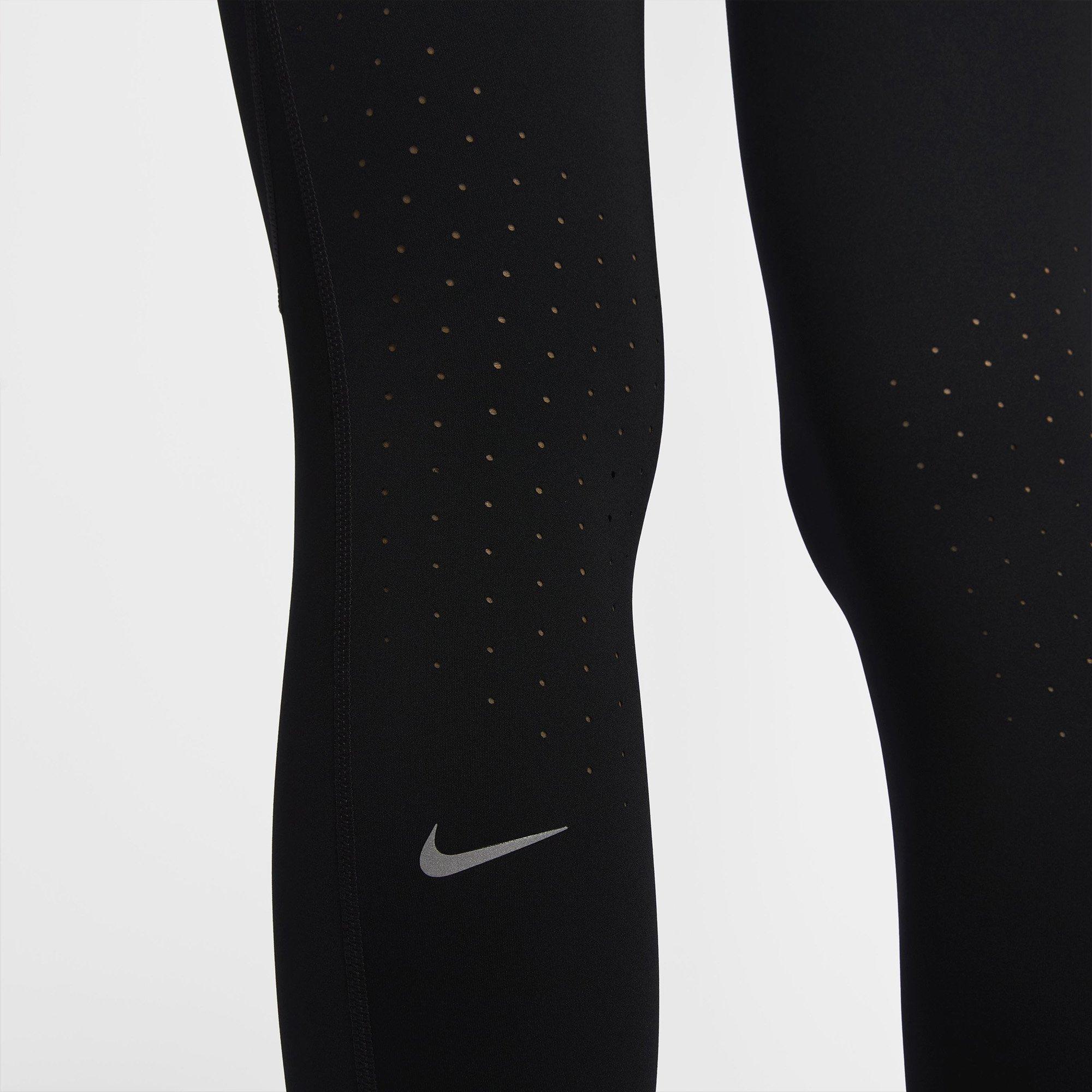 Black/Ref.Silv - Nike - Swift Womens High-Waisted 7/8 Running Leggings - 7