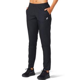 Asics Silver Woven Tracksuit Bottoms Womens