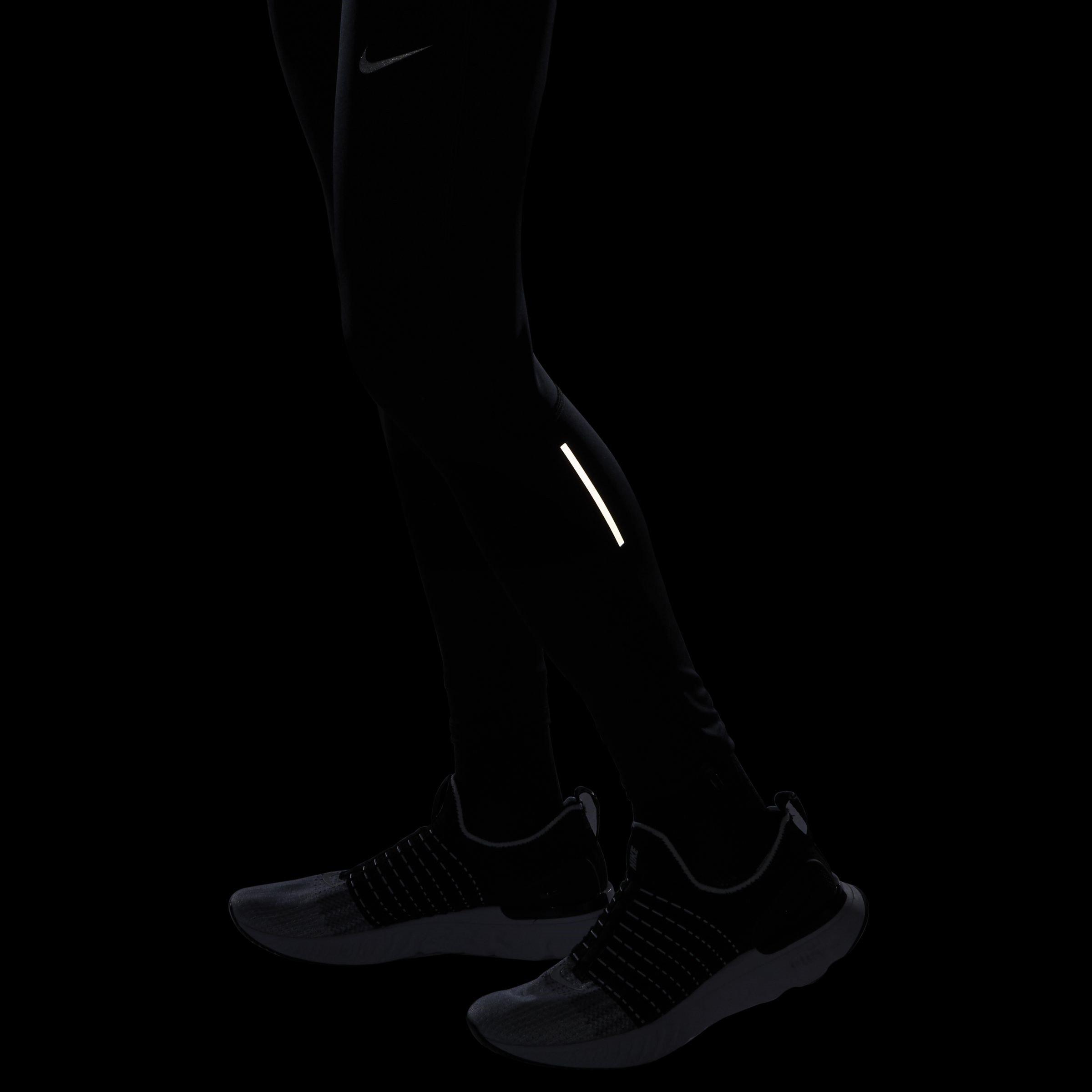 Black/Ref.Silv - Nike - Nike Dri FIT Challenger Mens Running Tights - 9
