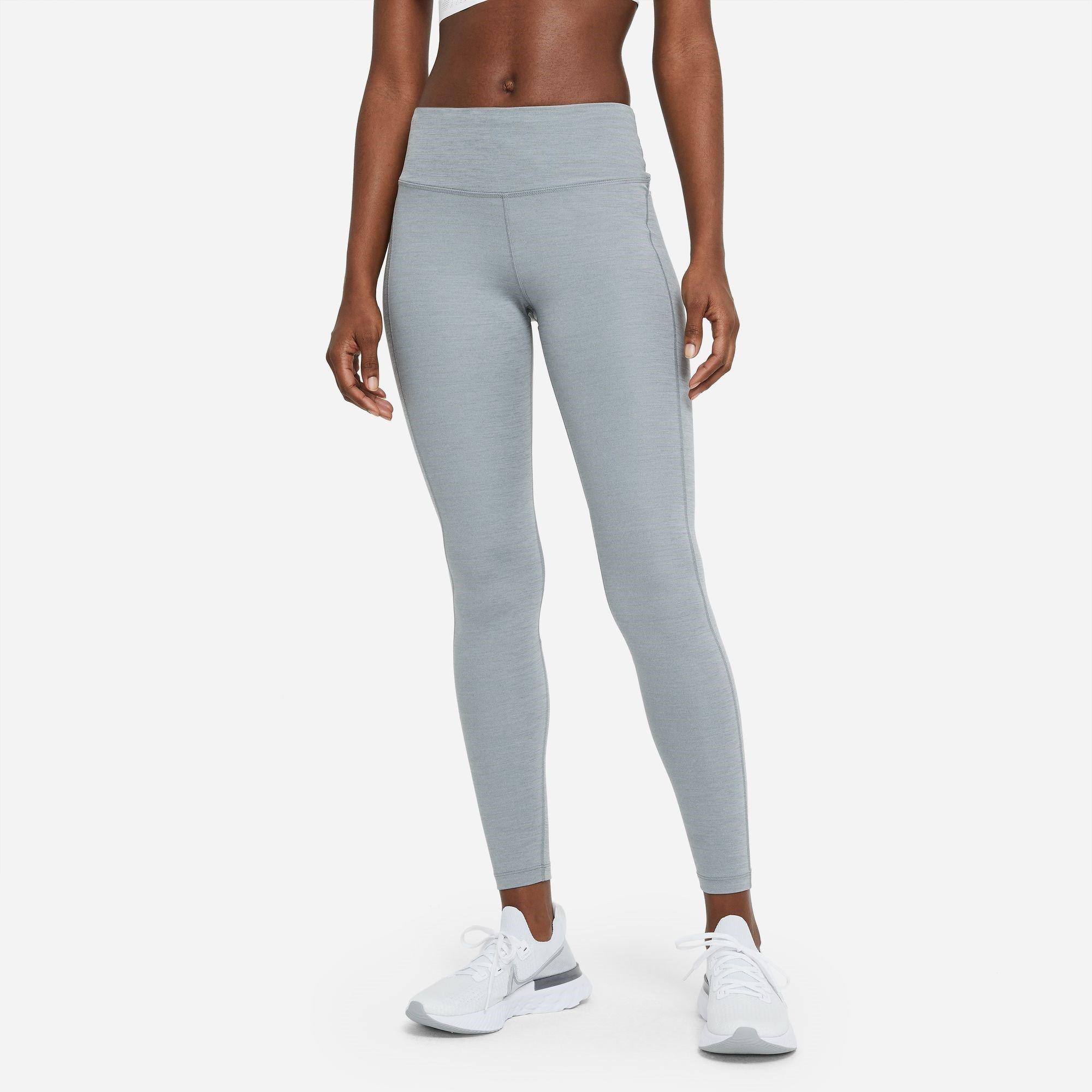 Nike Women's Epic Fast Running Tights - Grey/Heather - 8 (XS)