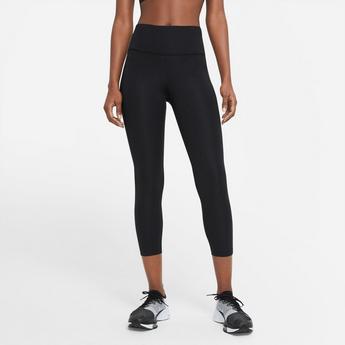 Nike Mid-Rise Crop side-zip running Leggings