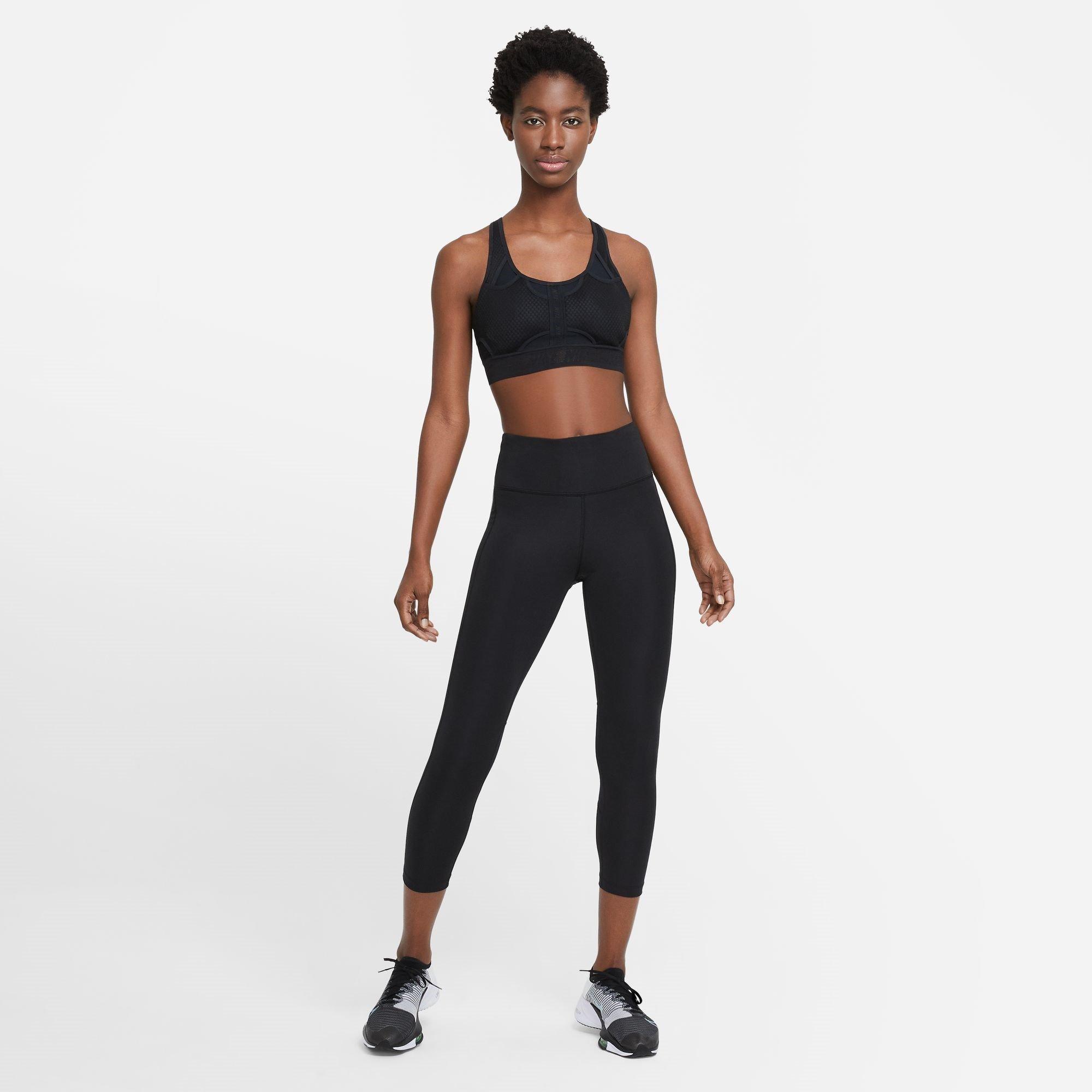 Schwarz - Nike - Crop Running Leggings - 7
