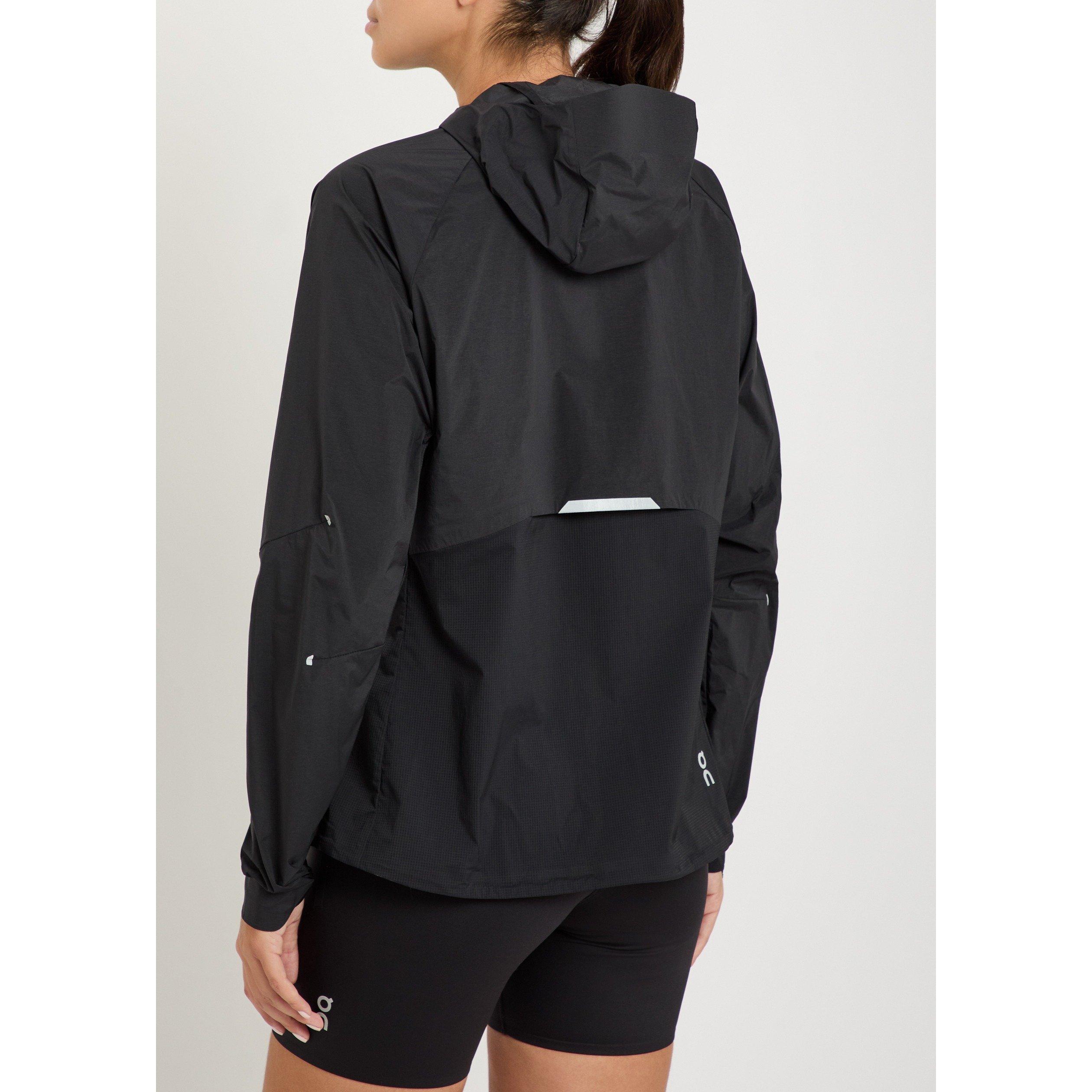 BLACK - On - Women's J Core Water-Resistant Running Jacket - 3