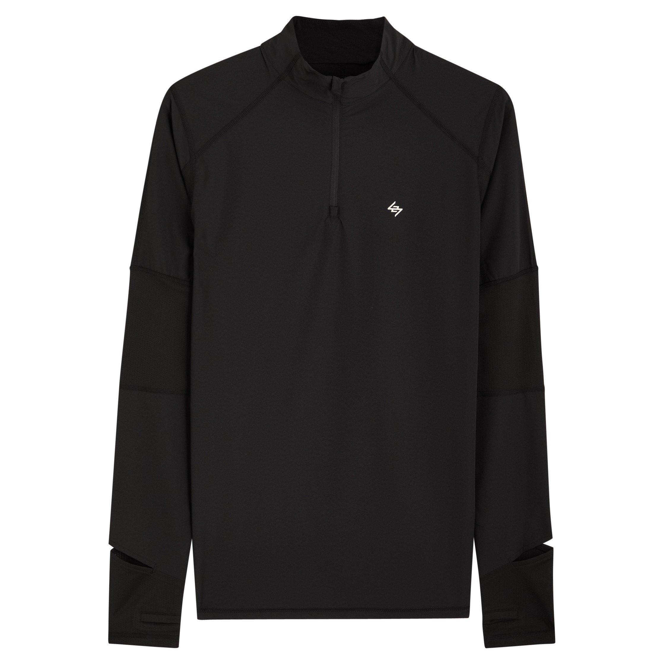 BLACK - Represent 247 - 247 RUN QUARTER ZIP