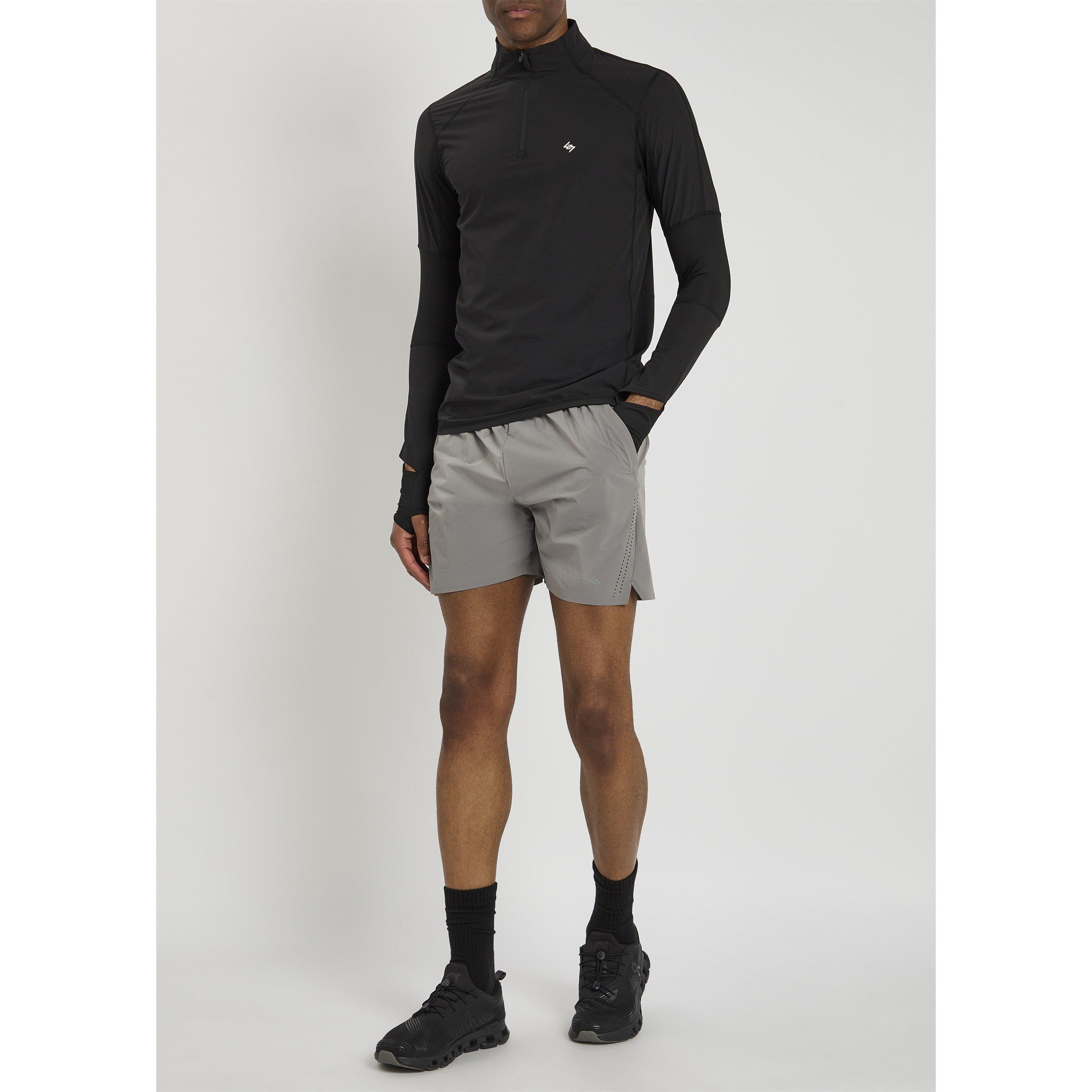 BLACK - Represent 247 - Men's 247 Quarter-Zip Running Jacket - 5