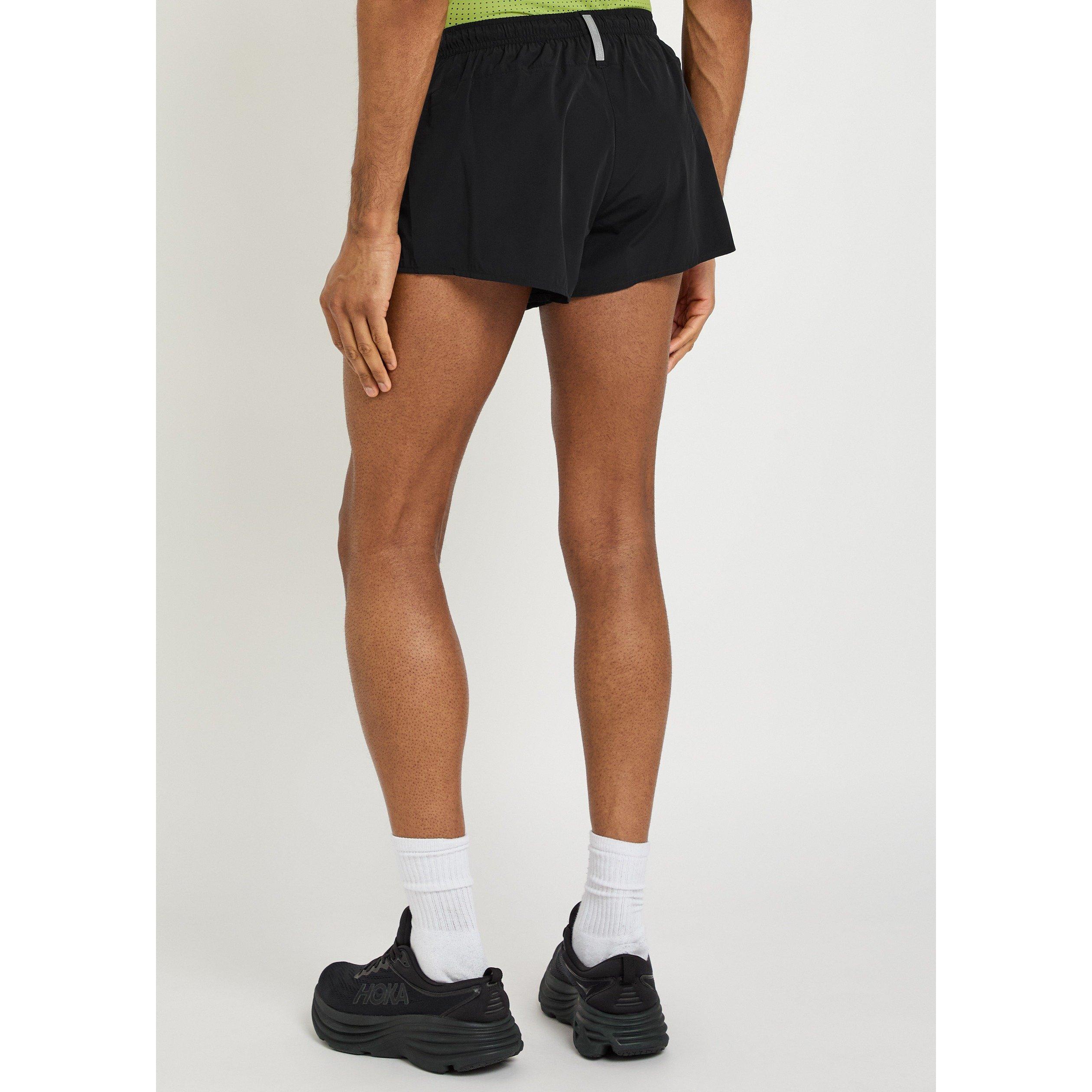 BLACK - Literary Sport - Morrison Run Split Shorts with - 3
