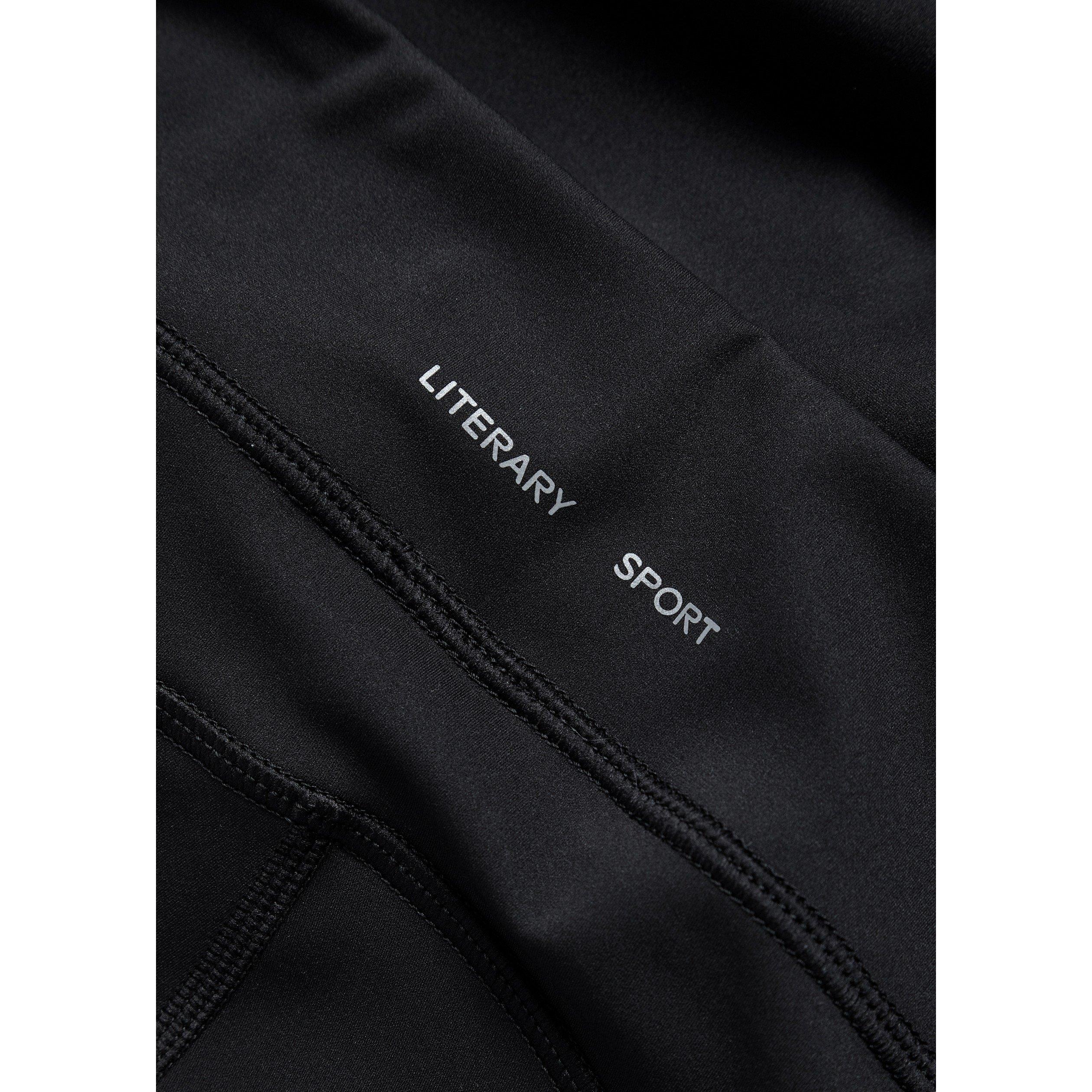 BLACK - Literary Sport - Women's Lena High-Waisted Slim-Fit Capri Tights - 4