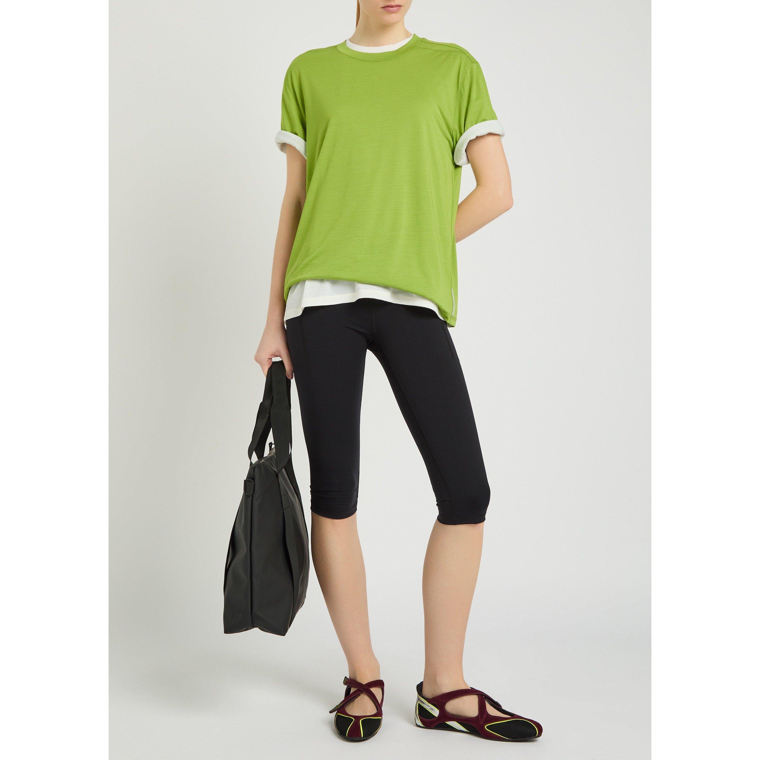 BLACK - Literary Sport - Women's Lena High-Waisted Slim-Fit Capri Tights - 5