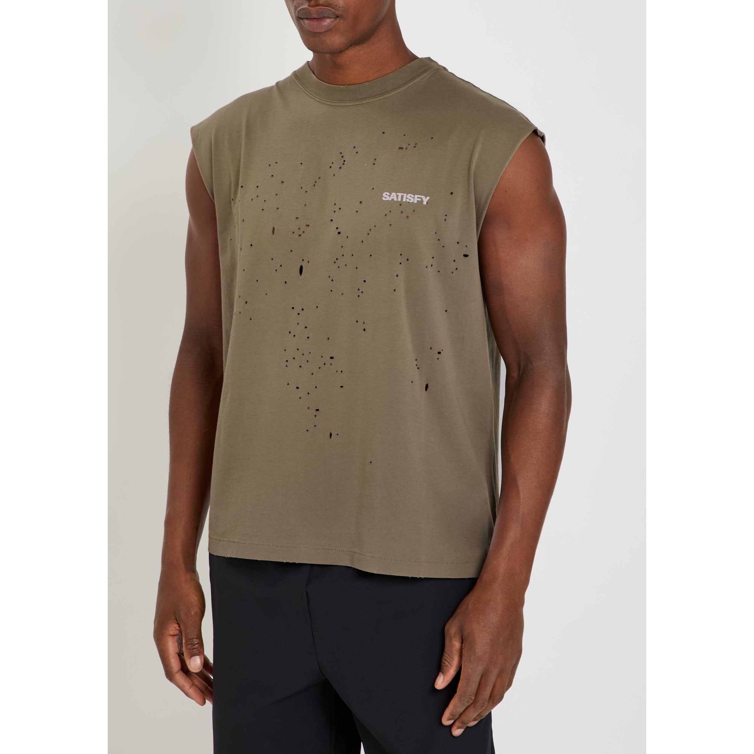 GREY - Satisfy - Men's MothTech Muscle Cotton Vest - 2
