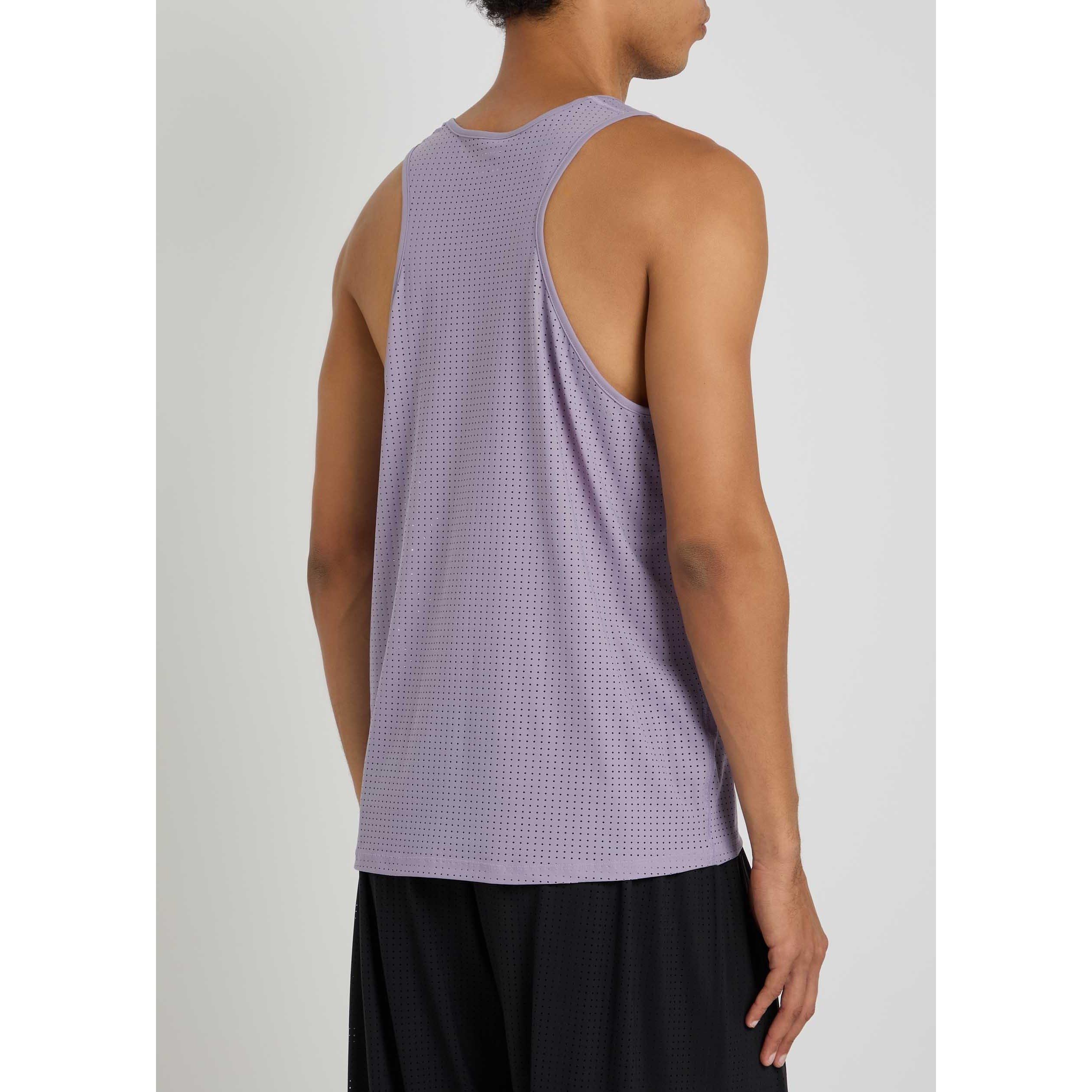 PURPLE - Satisfy - Men's Space-O Running Vest - 3