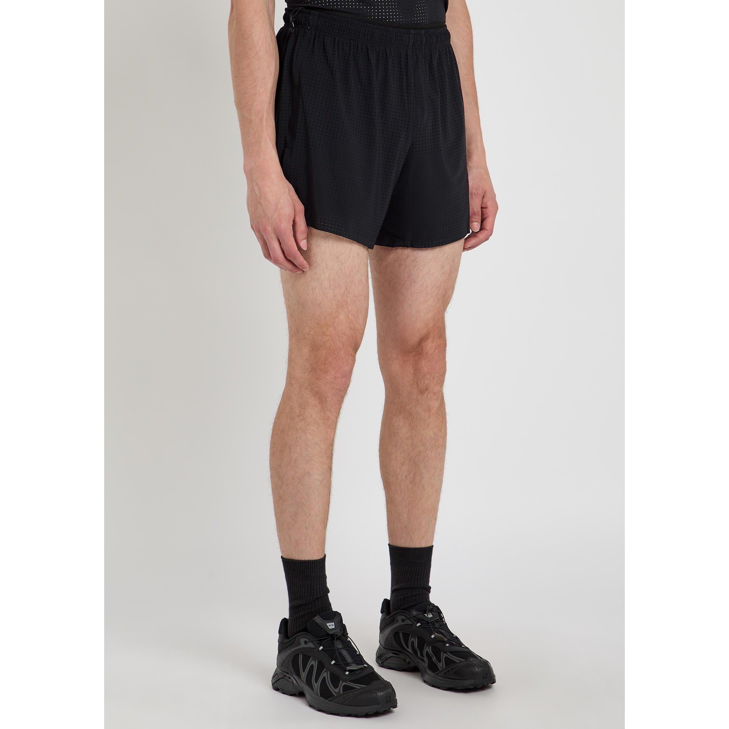 BLACK - Satisfy - Men's Space-O 5 Running Shorts - 2