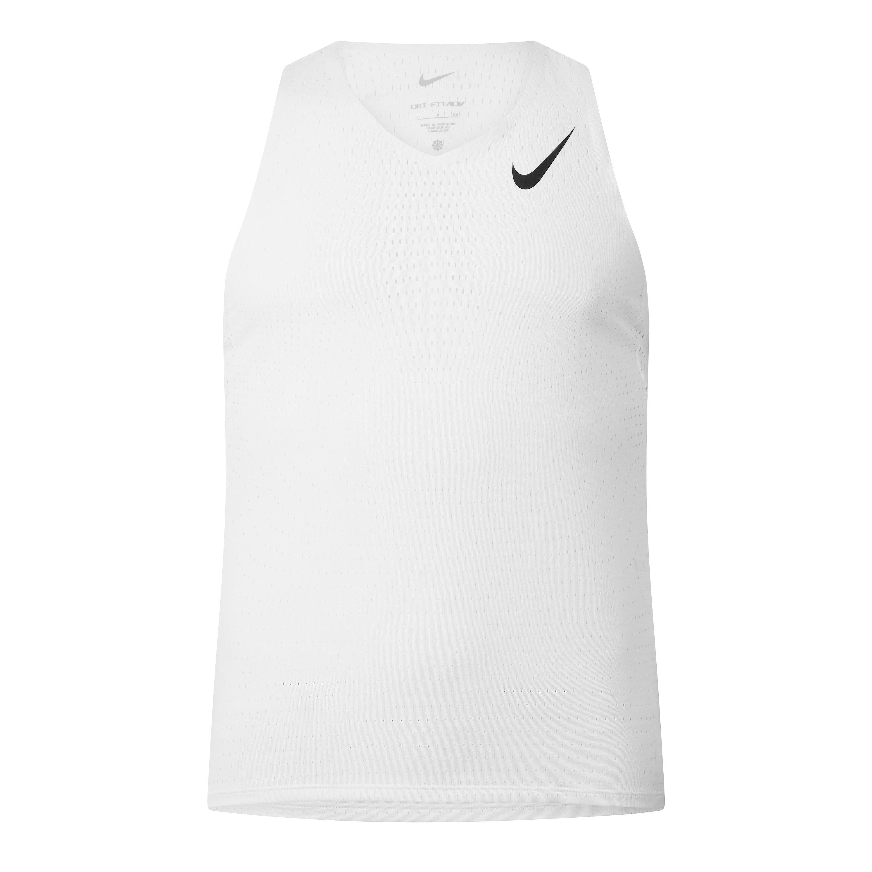 WHITE - Nike - NIKE AEROSWIFT SINGLET TANK - 1