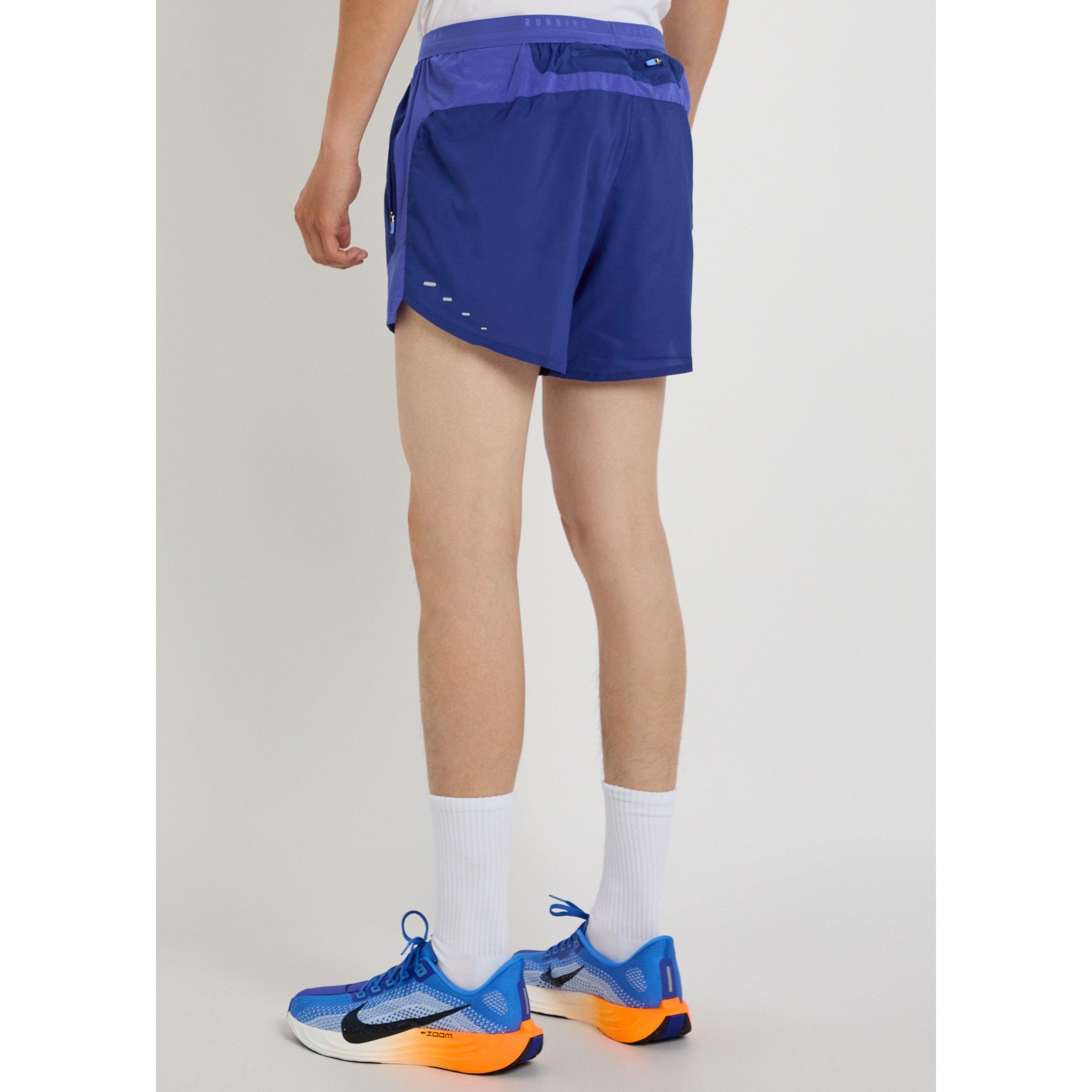 BLUE - Nike - NIKE DRIFIT 5 IN RUN SHORT - 3