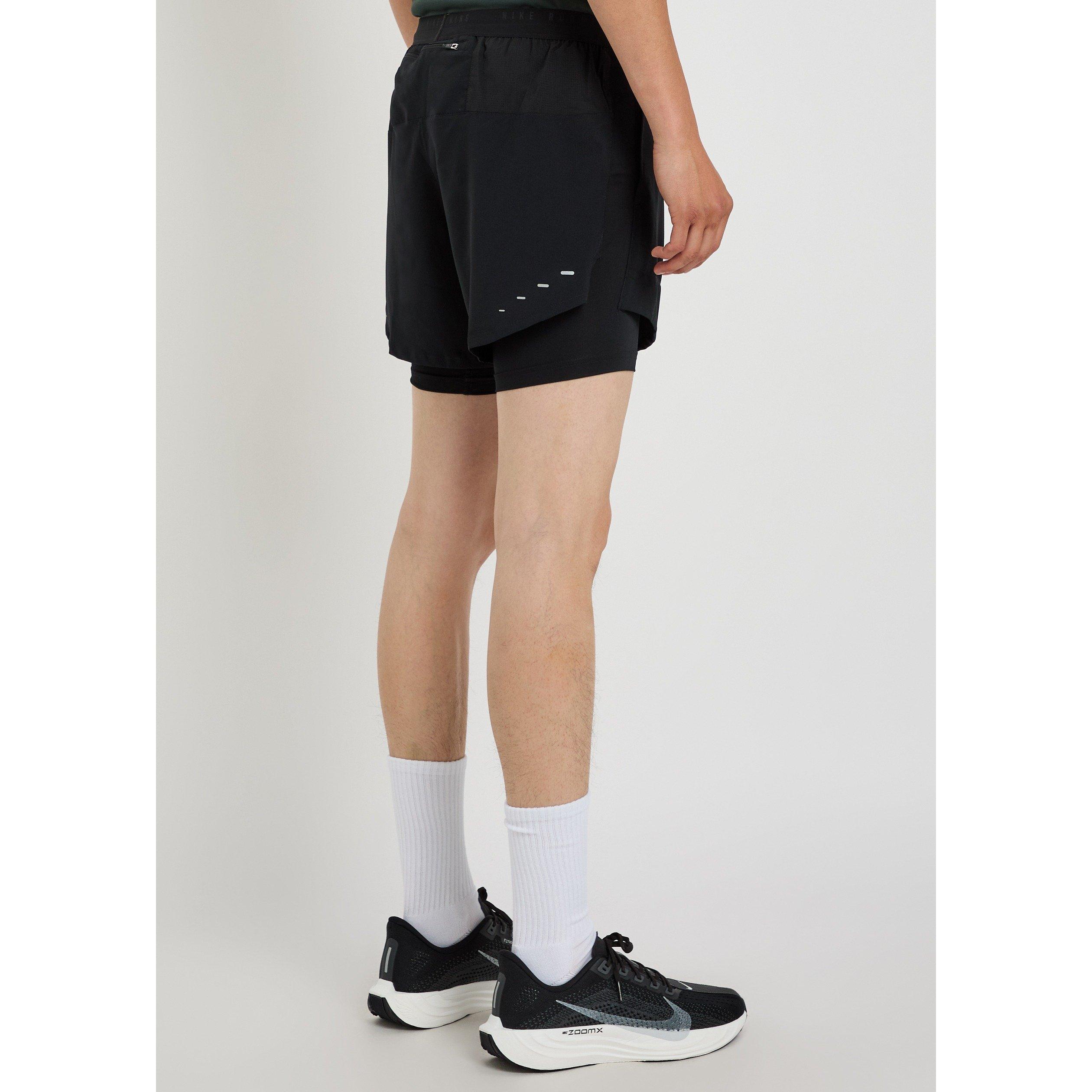 BLACK - Nike - NIKE DRIFIT 5 IN HYBRID SHORT - 3