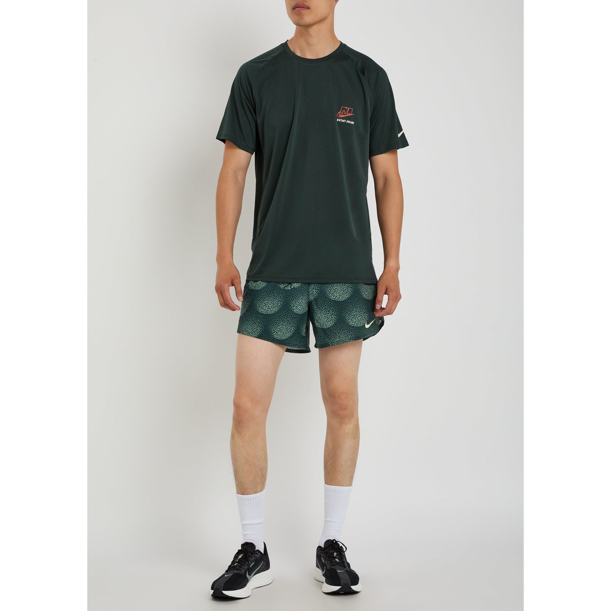 GREEN - Nike - NIKE DRIFIT 5 IN LINED SHORT - 5