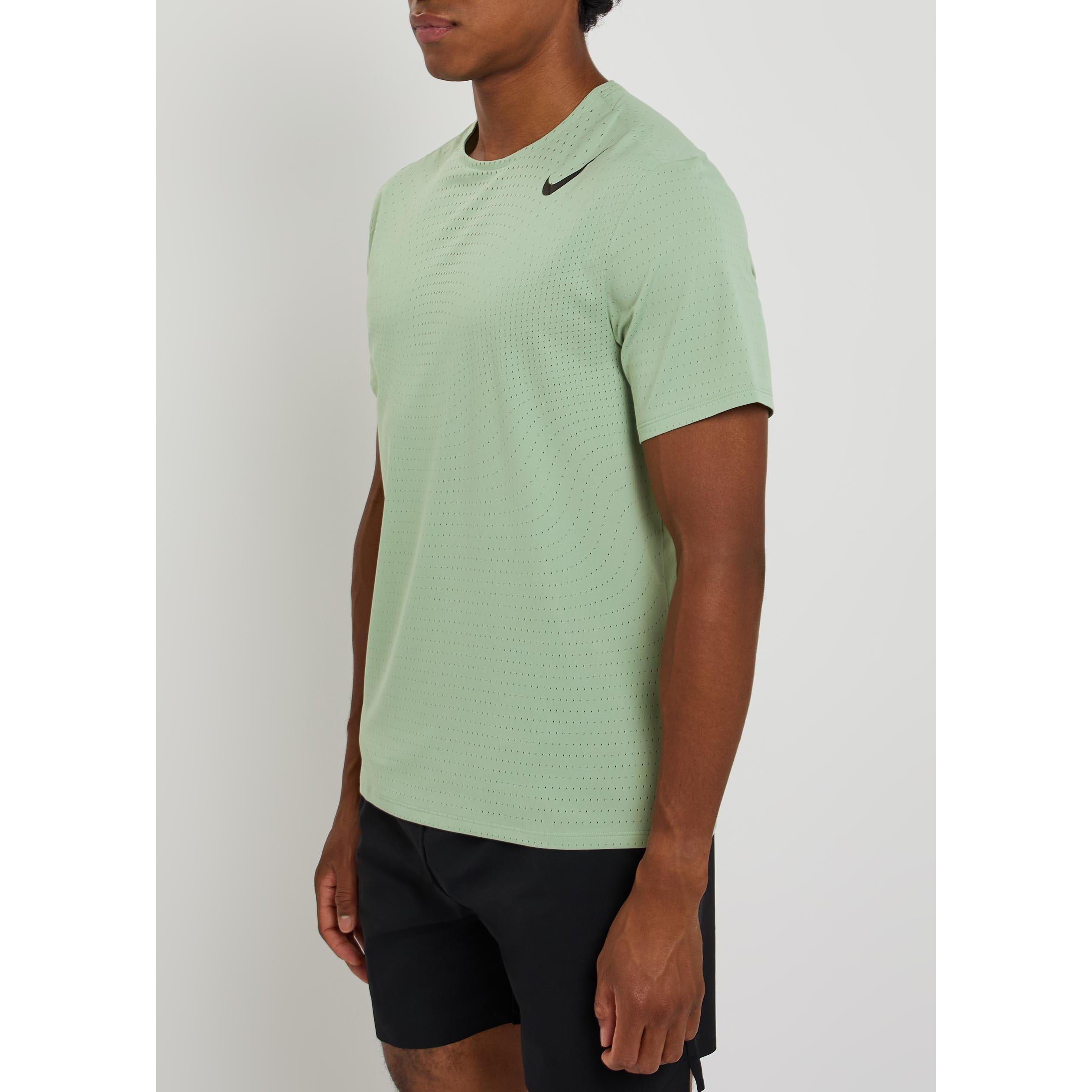 GREEN - Nike - NIKE DRIFIT AEROSWIFT RUN TEE - 2