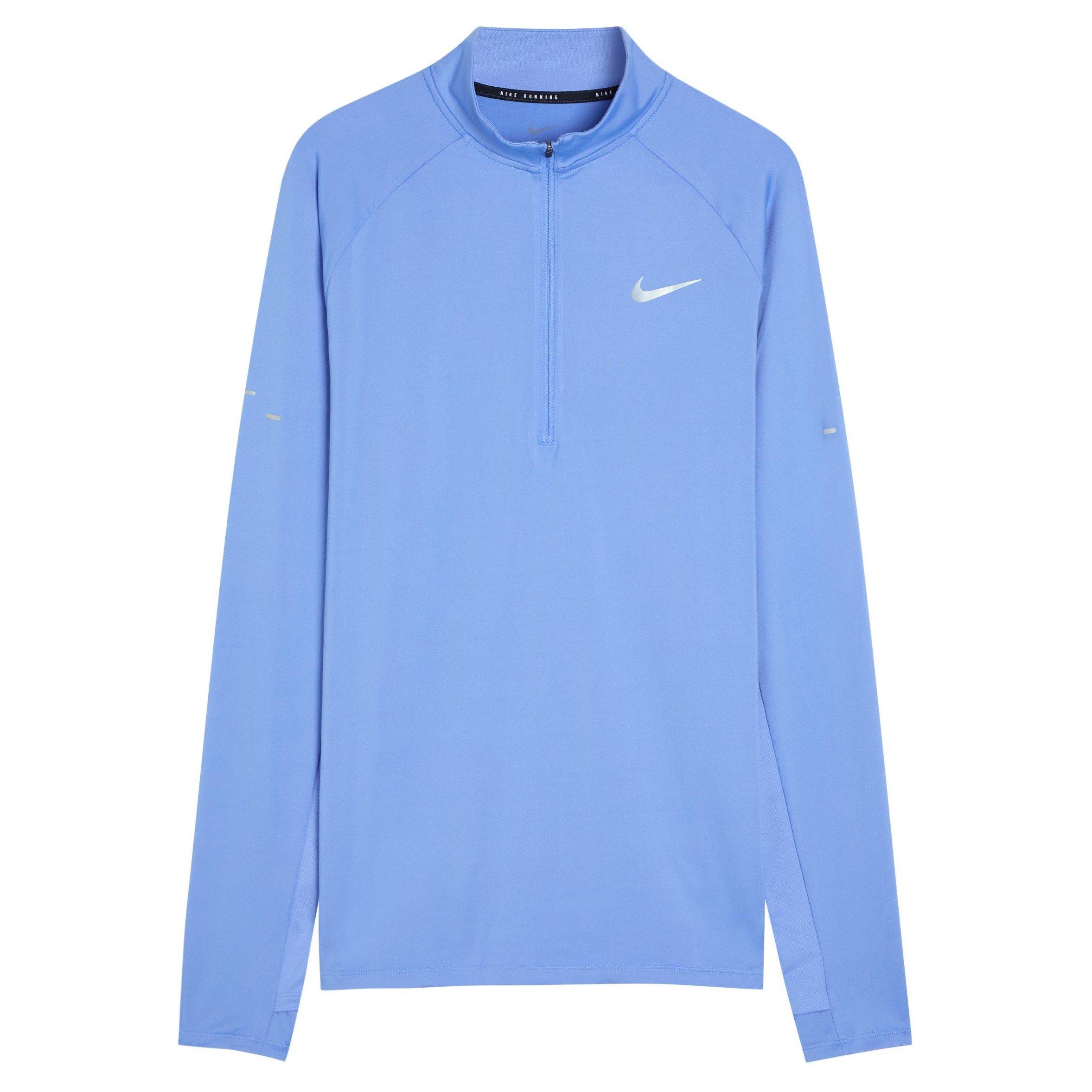 BLUE - Nike - NIKE DRIFIT QZ RUNNING TOP