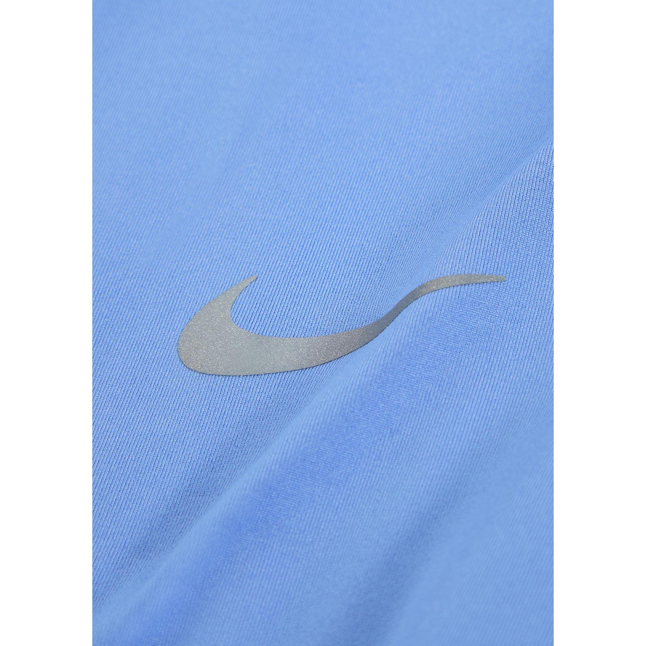 BLUE - Nike - NIKE DRIFIT QZ RUNNING TOP - 4