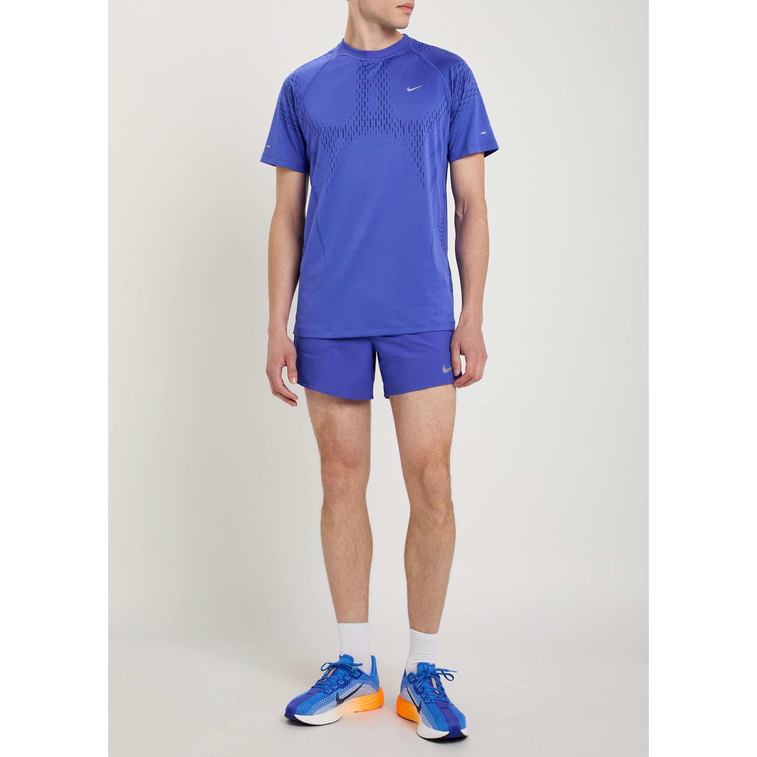 BLUE - Nike - NIKE STRIDE NOVELTY RUN TEE - 5