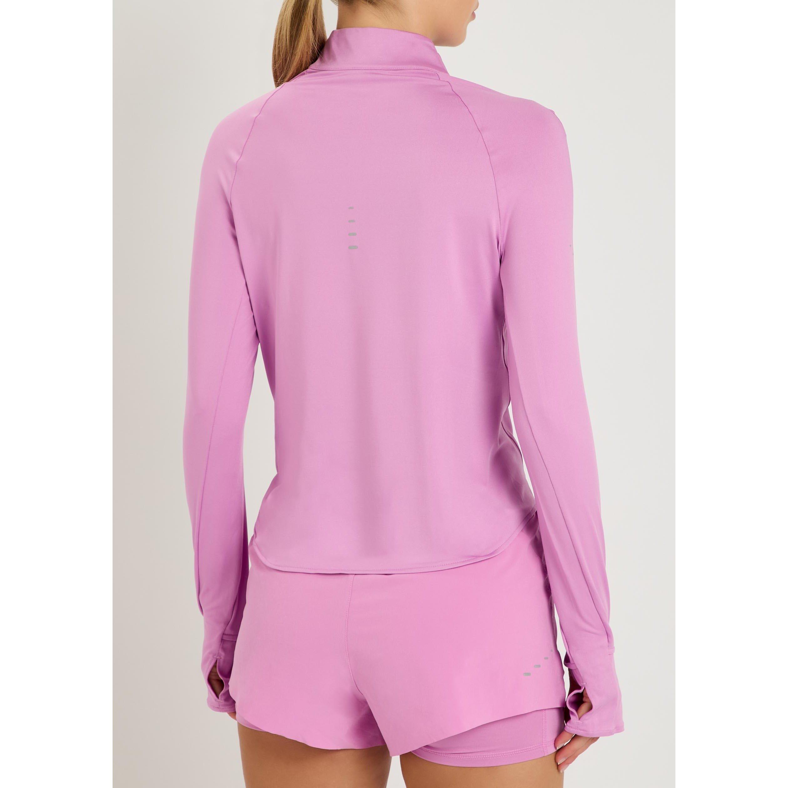 PINK AND OTHER - Nike - Women's Long-Sleeve Half-Zip Slim-Fit Running Top - 3