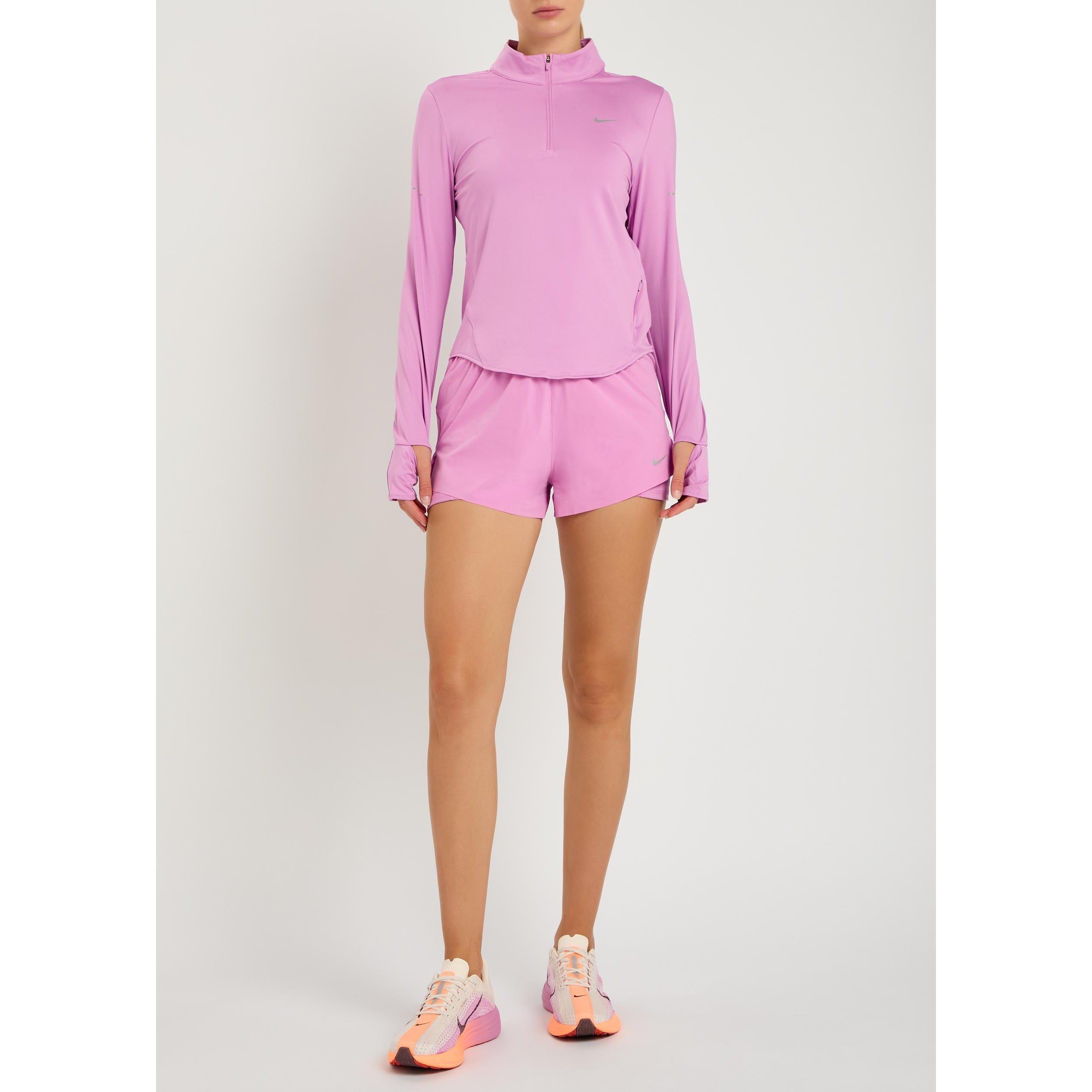 PINK AND OTHER - Nike - Women's Long-Sleeve Half-Zip Slim-Fit Running Top - 5