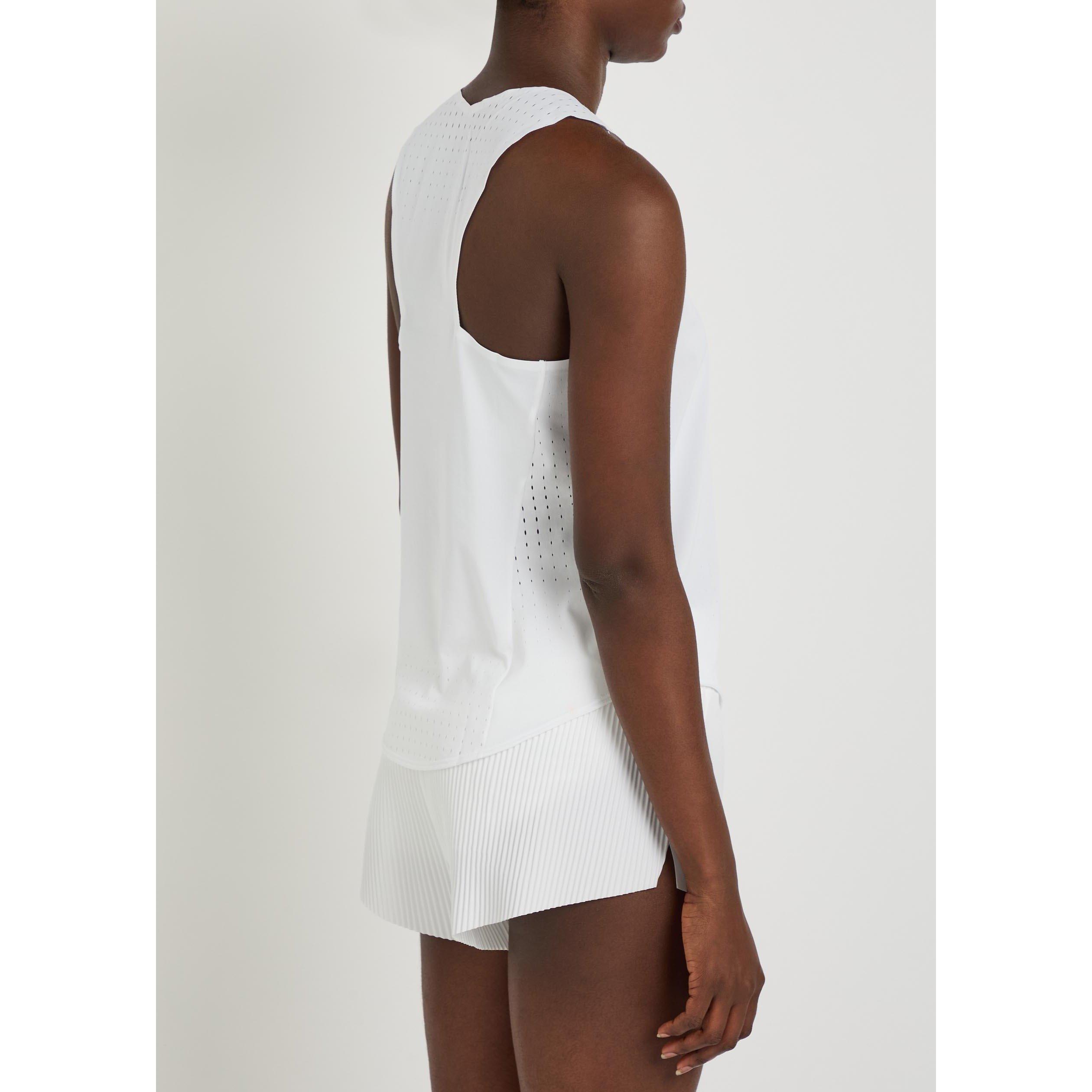 WHITE AND BLACK - Nike - T W NK ARSWFT DFADV SINGLET - 3