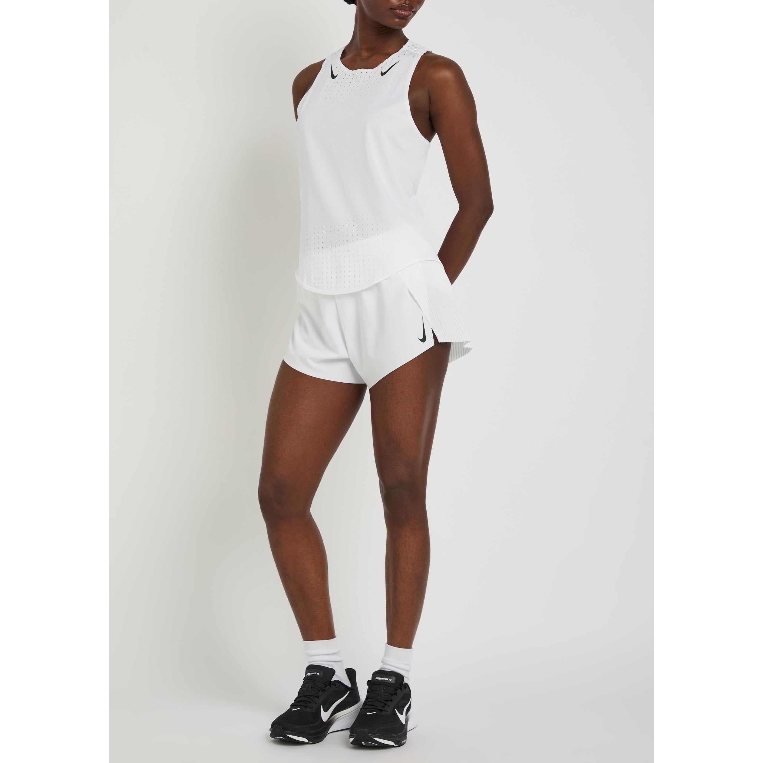 WHITE AND BLACK - Nike - T W NK ARSWFT DFADV SINGLET - 5