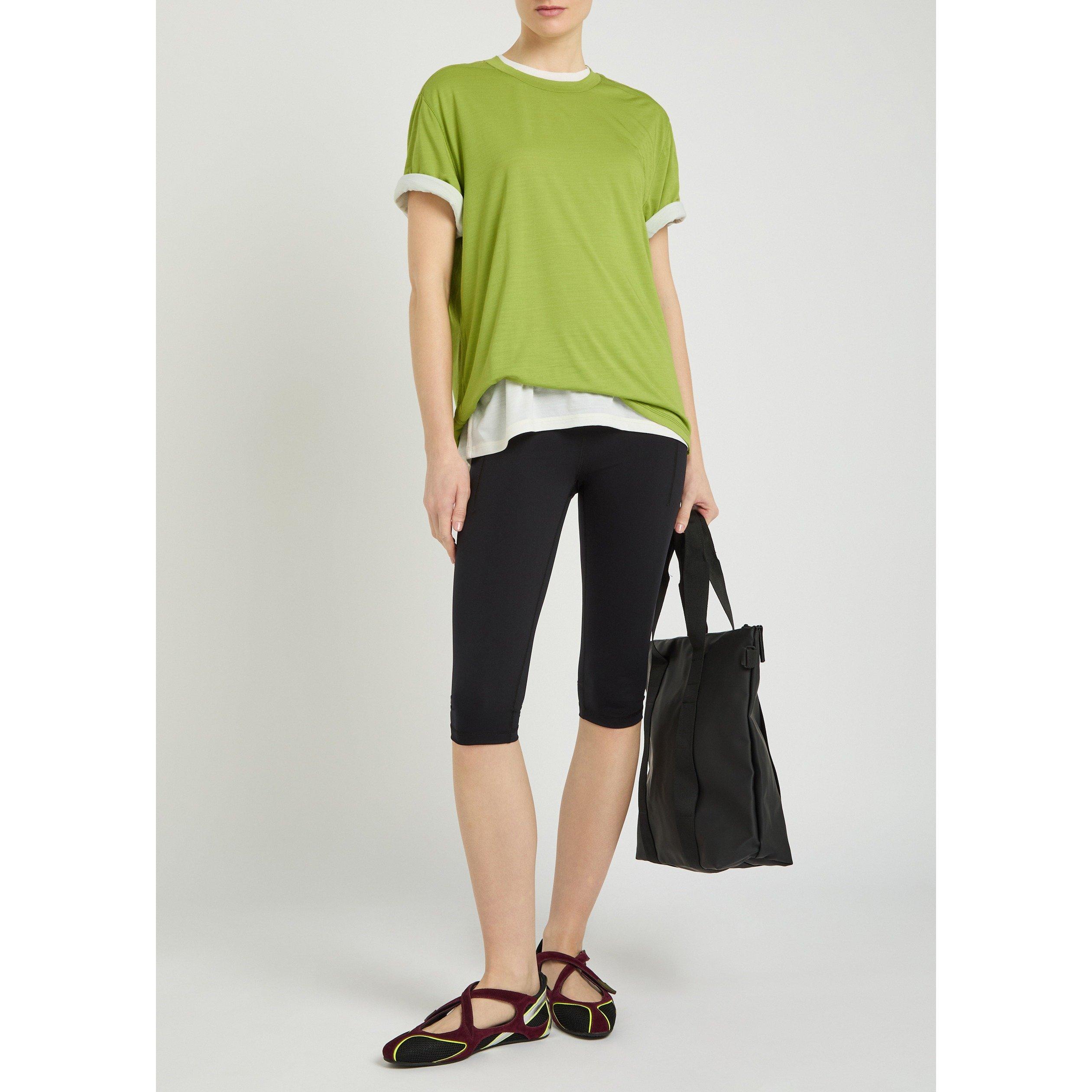 GREEN - Literary Sport - HARPER T-SHIRT IN MERINO - 5
