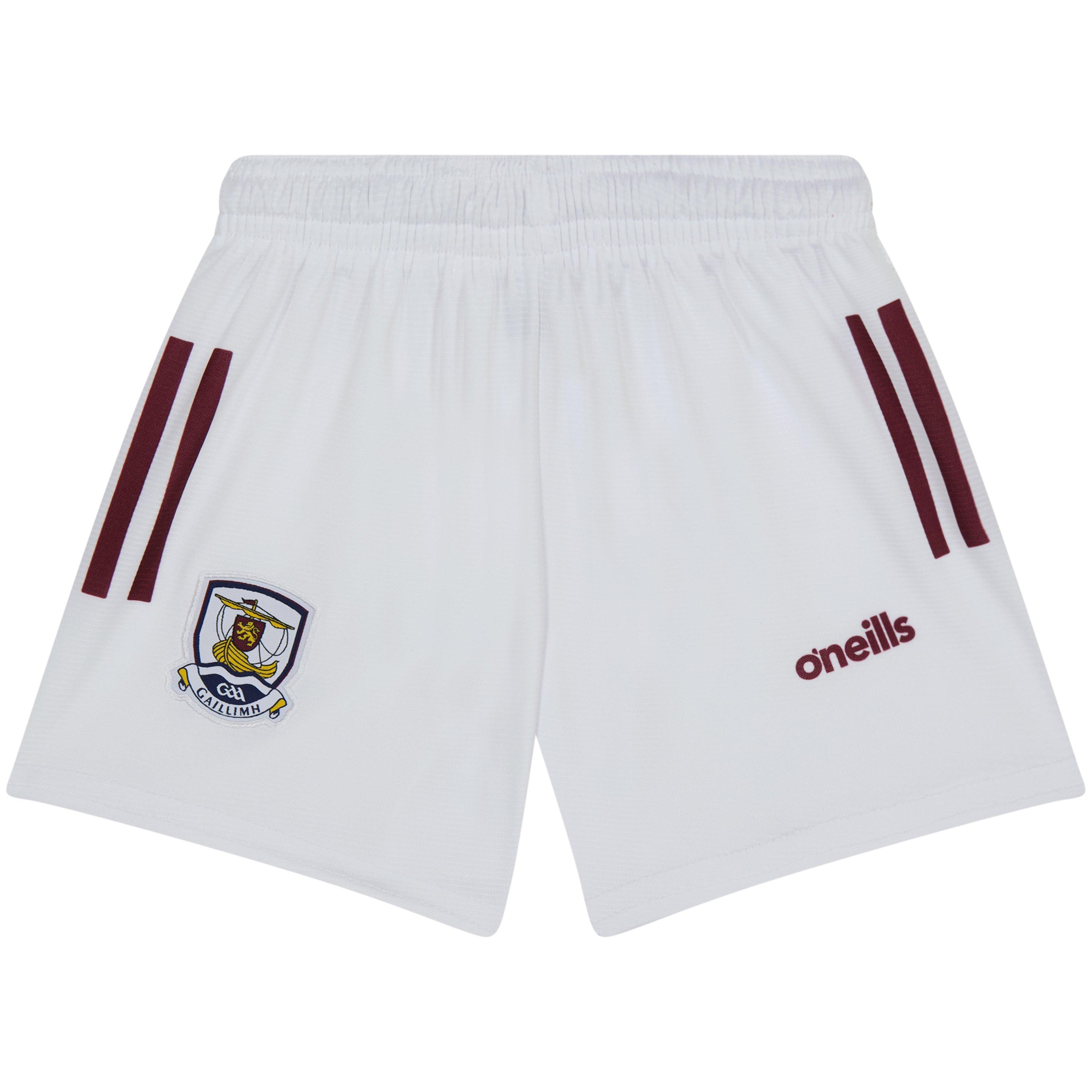 White/Maroon - ONeills - Galway Mourne Shorts Junior - 1
