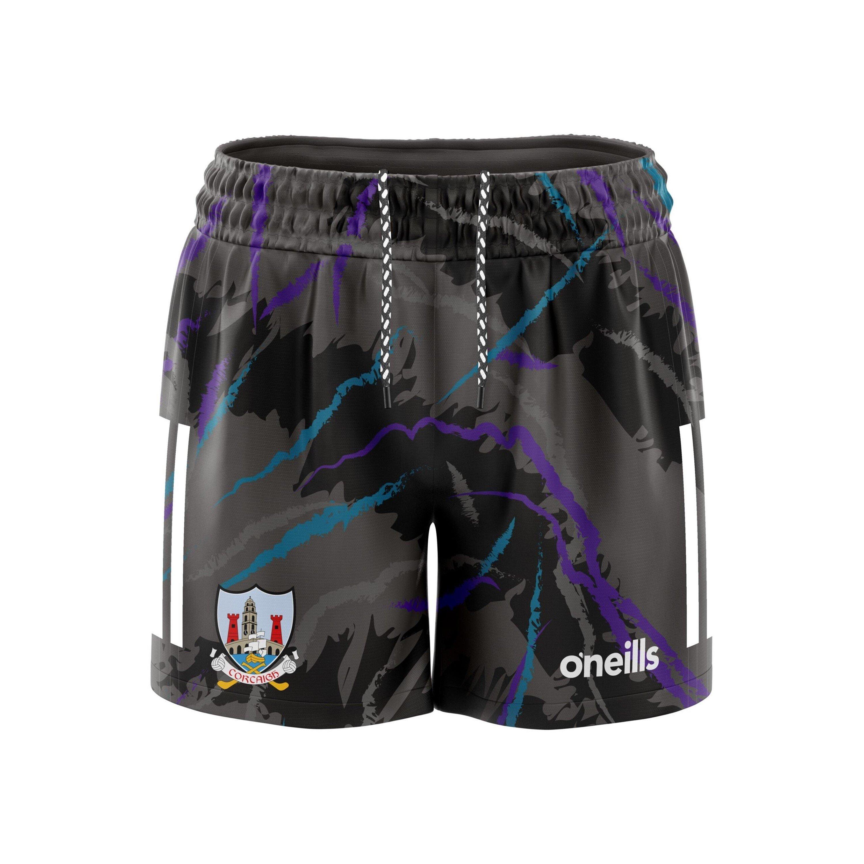 Grey/Camo - ONeills - Cork Training Shorts 2025 Juniors - 1