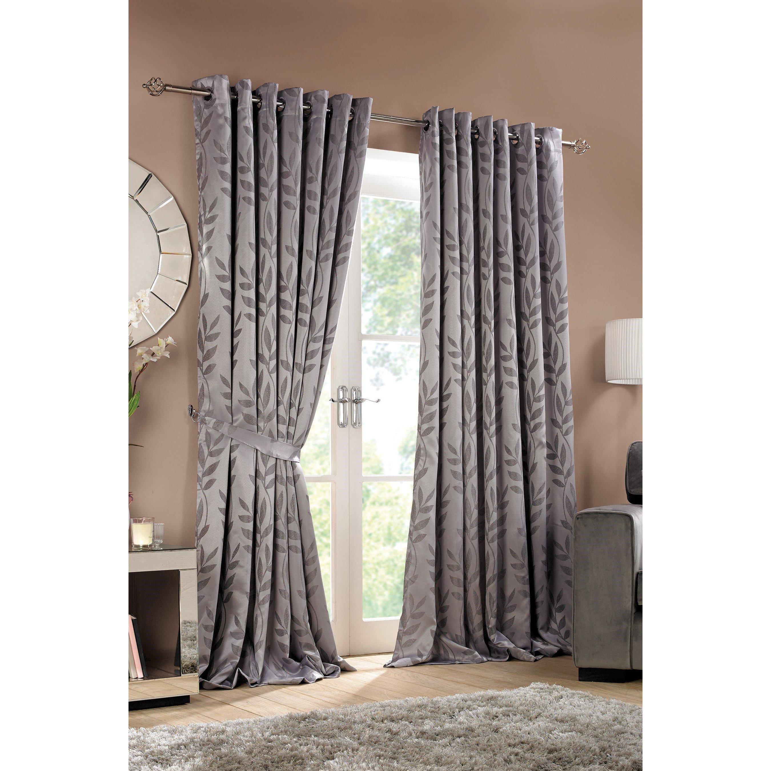 Charcoal - Alan Symonds - Tivoli Ring Top Curtain 4