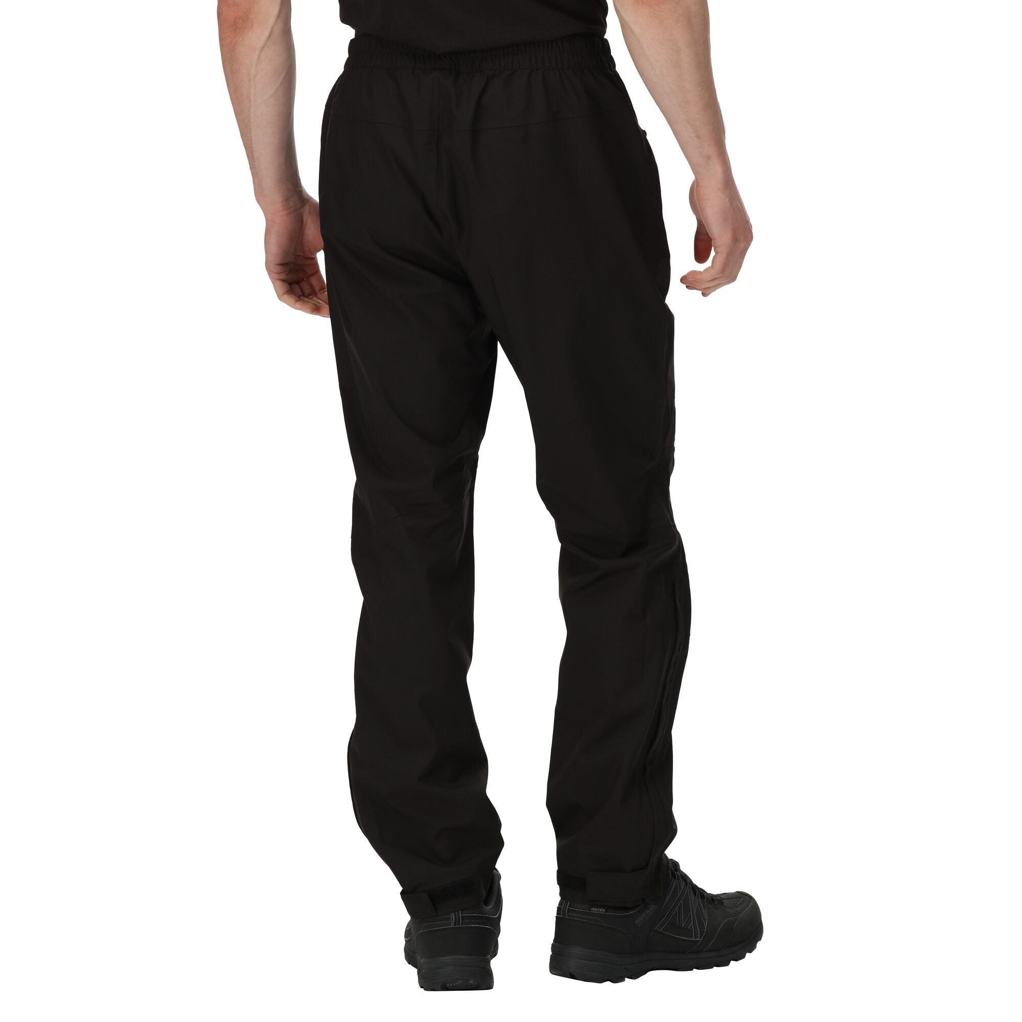 Black - Regatta - Highton Waterproof Overtrouser (Long) - 11