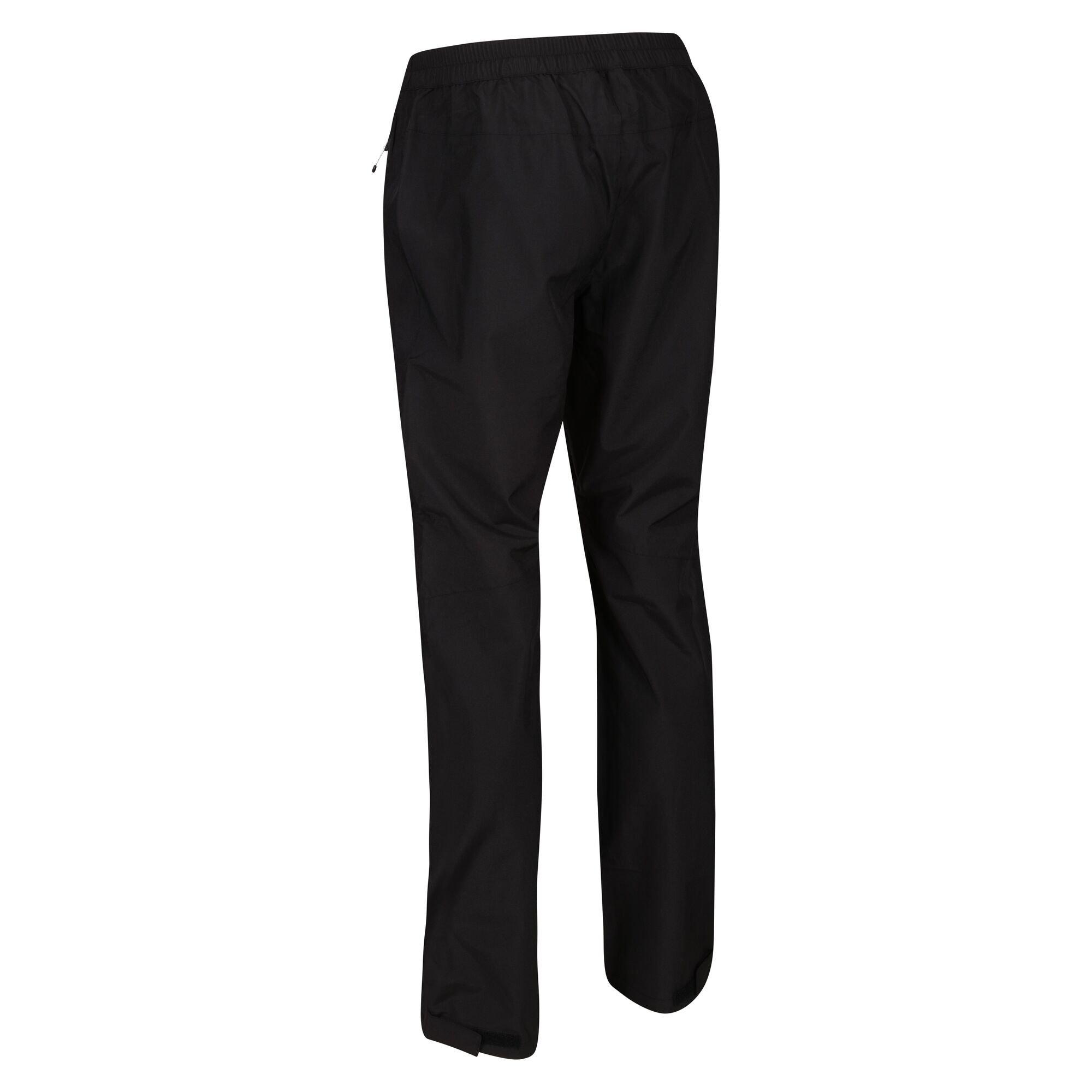 Black - Regatta - Highton Waterproof Overtrouser (Long) - 9